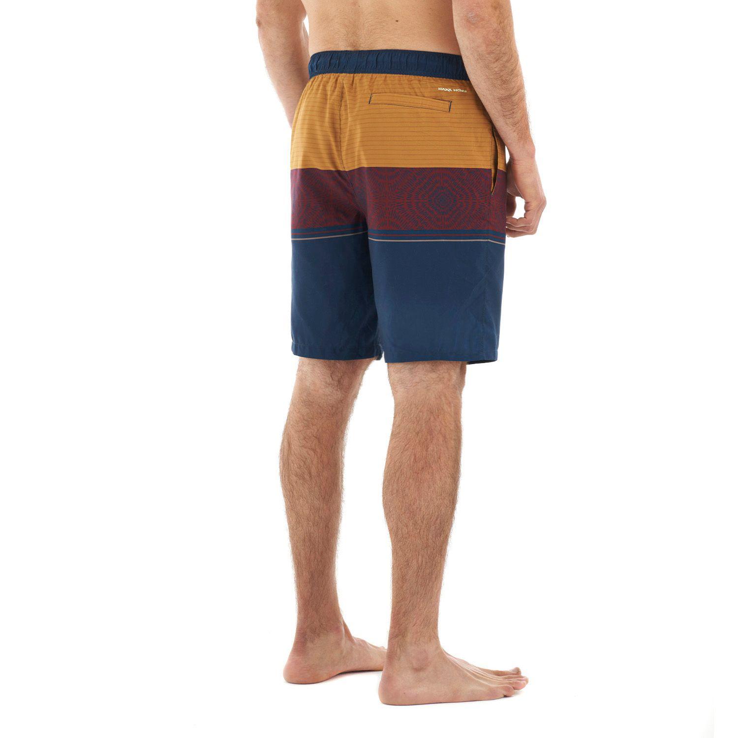 Traje de Baño Hombre Serfer Print Mostaza Haka Honu V22-4