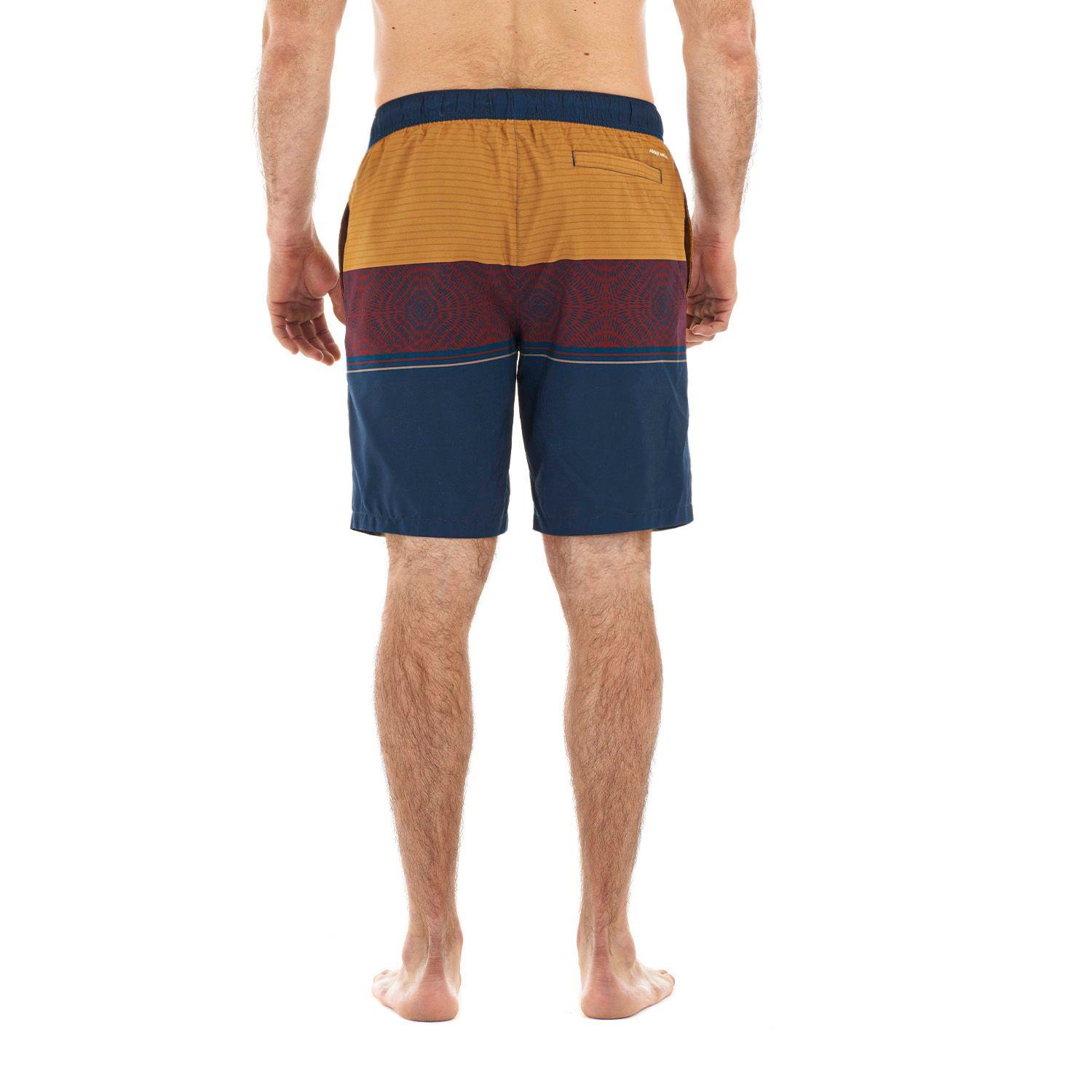 Traje de Baño Hombre Serfer Print Mostaza Haka Honu V22-5