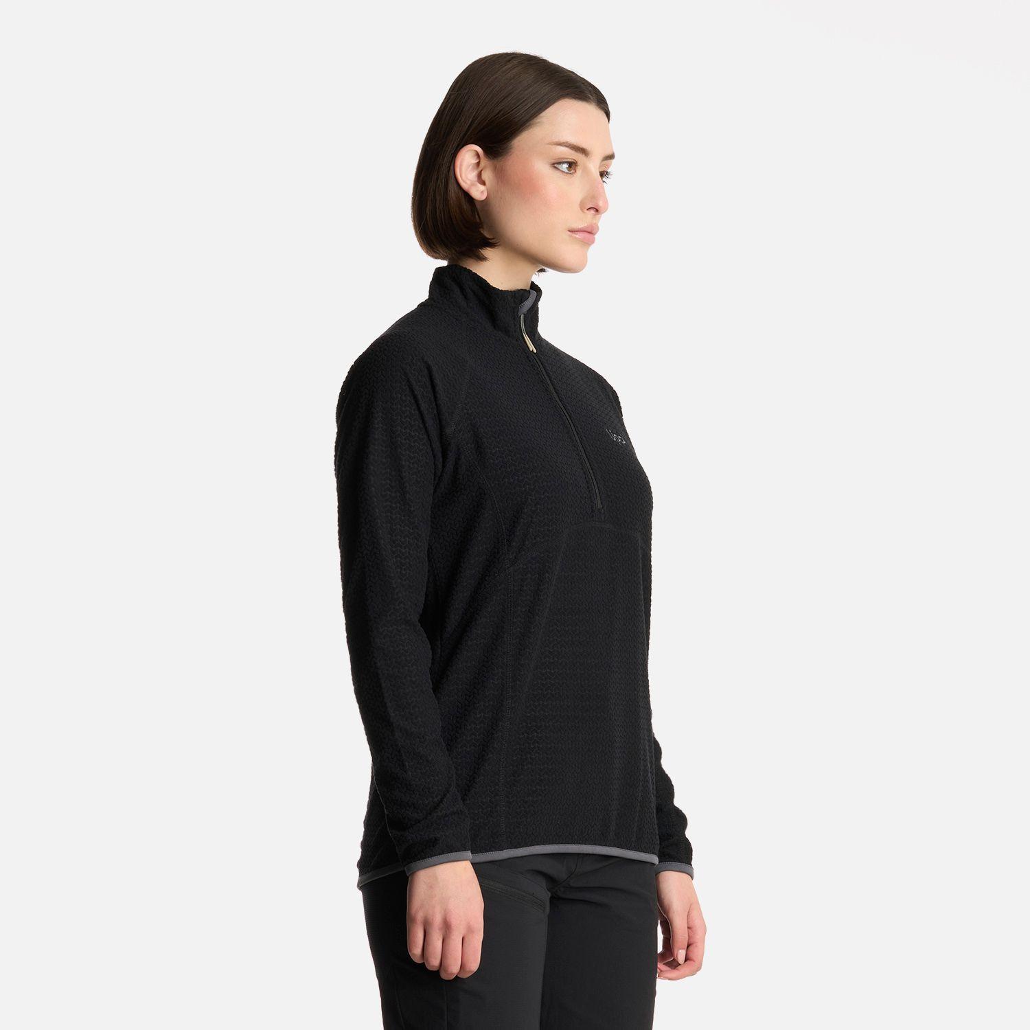 Polerón Mujer Jacaranda Nano-F 14 Zip Negro Lippi-1