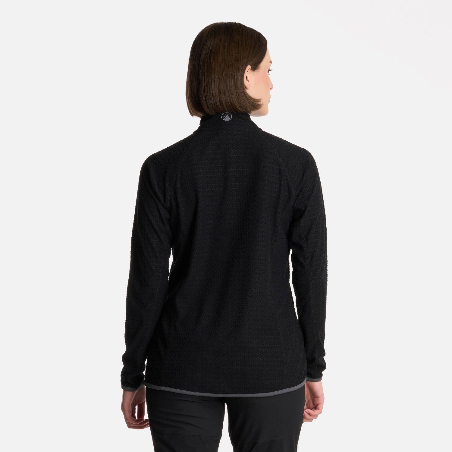 Polerón Mujer Jacaranda Nano-F 14 Zip Negro Lippi-2