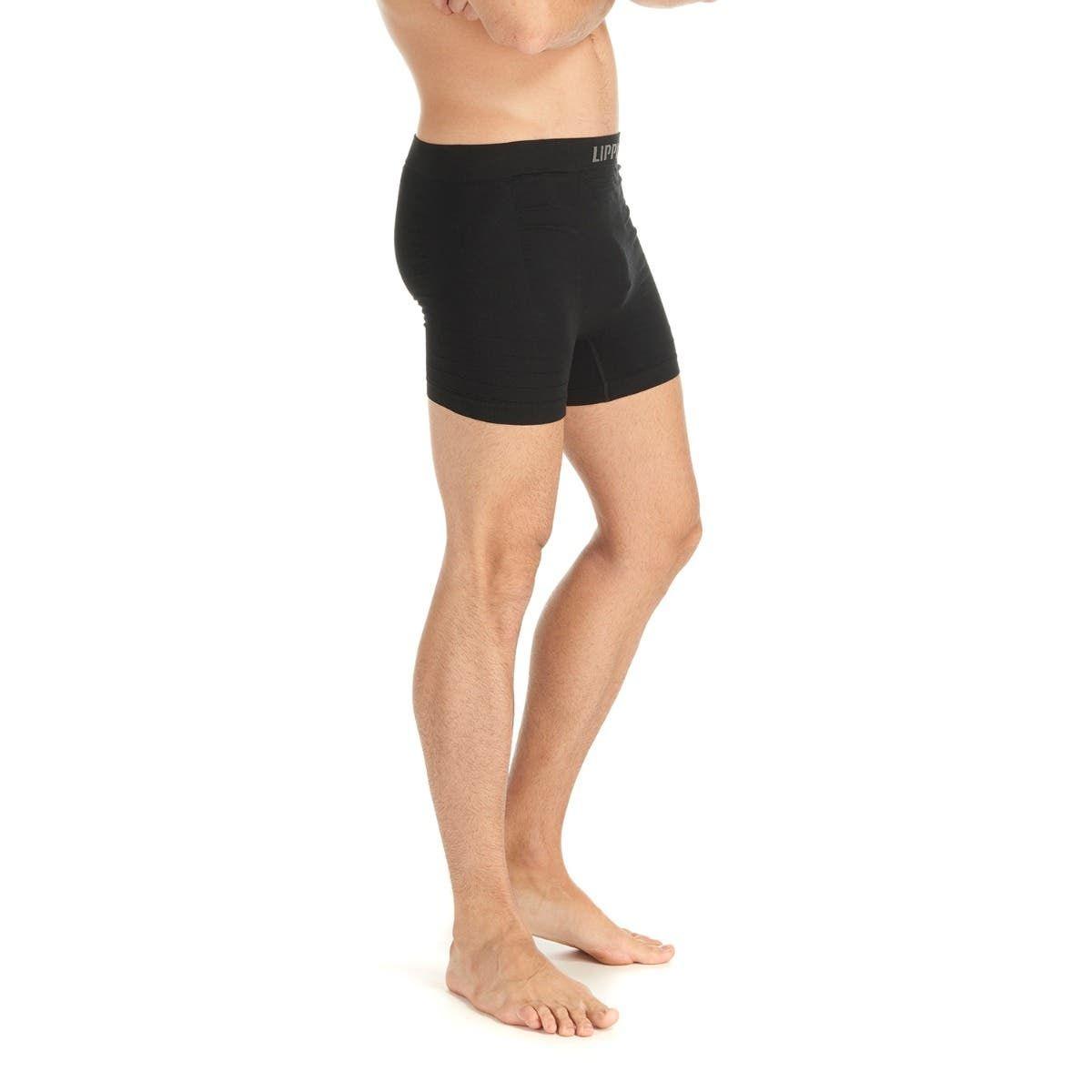 Ropa Interior Hombre Pack Skintec Seamless Boxer Negro y Gris Oscuro Lippi V22-2