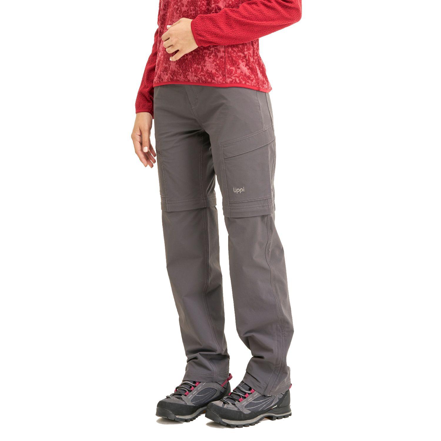 Pantalon Mujer Enduring Mix-2 Q-Dry Pants Gris Medio Lippi I20-1