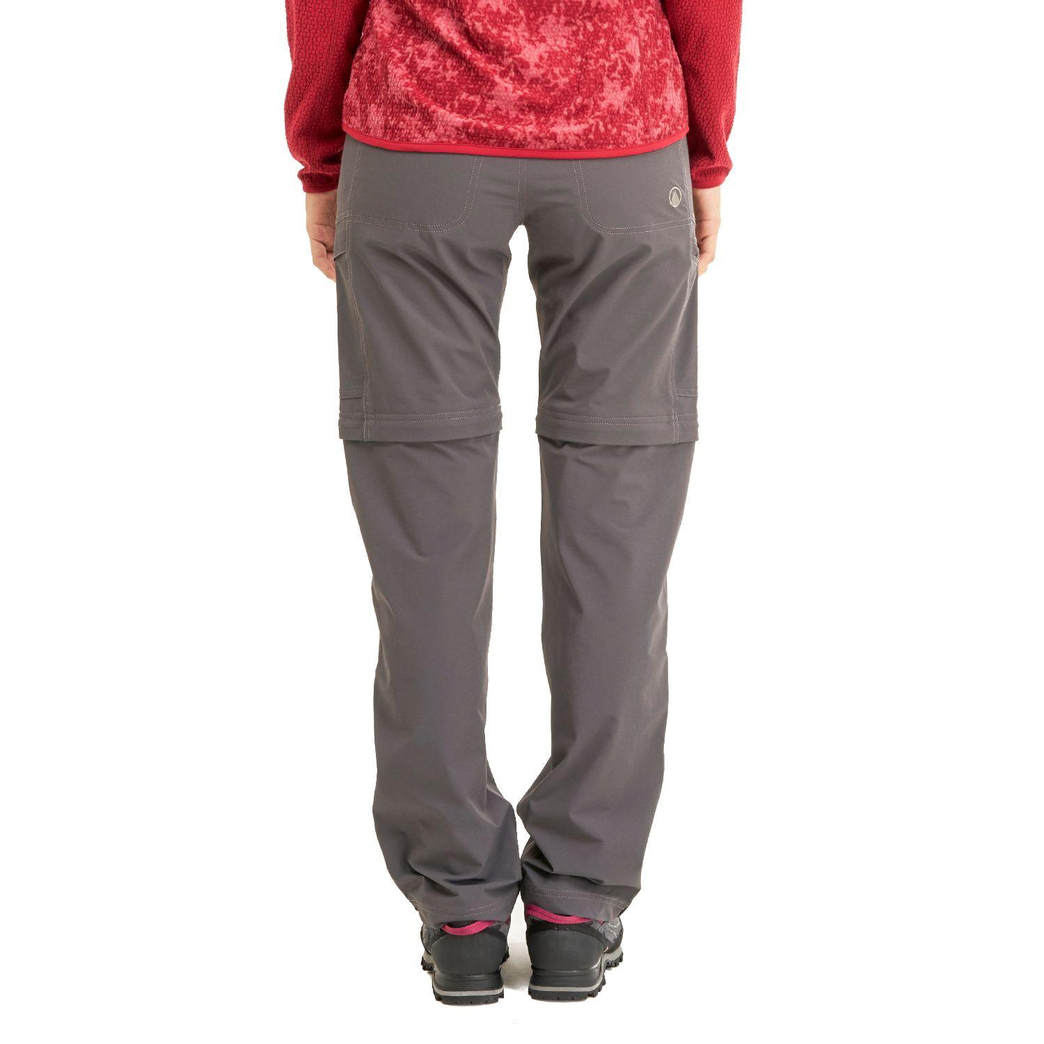 Pantalon Mujer Enduring Mix-2 Q-Dry Pants Gris Medio Lippi I20-3