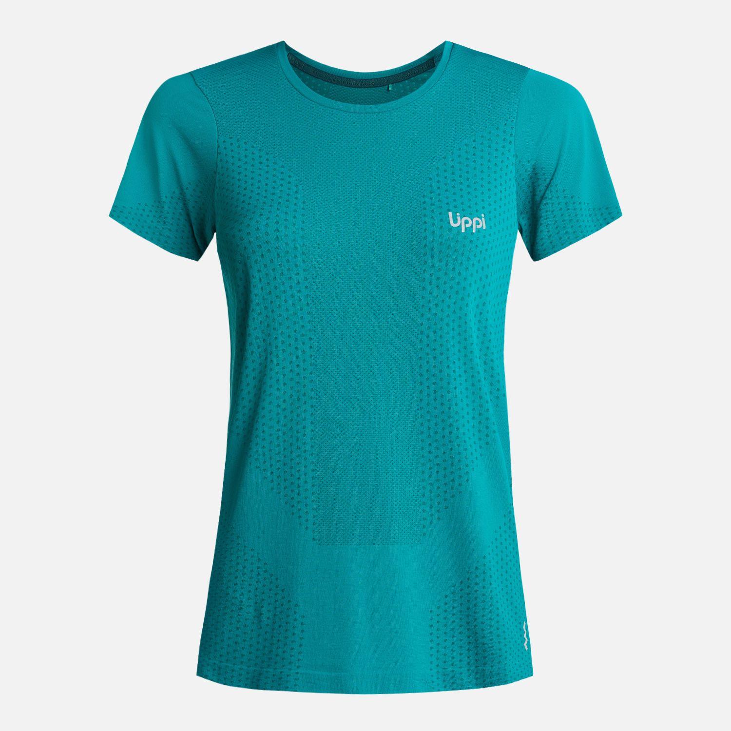 Polera Mujer 4Run Seamless Trail Short Sleeve Turquesa Lippi-5
