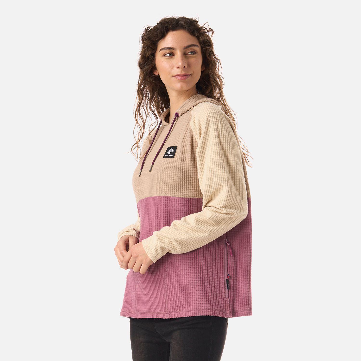 Polerón Mujer Polola Taupe Haka Honu V26-1