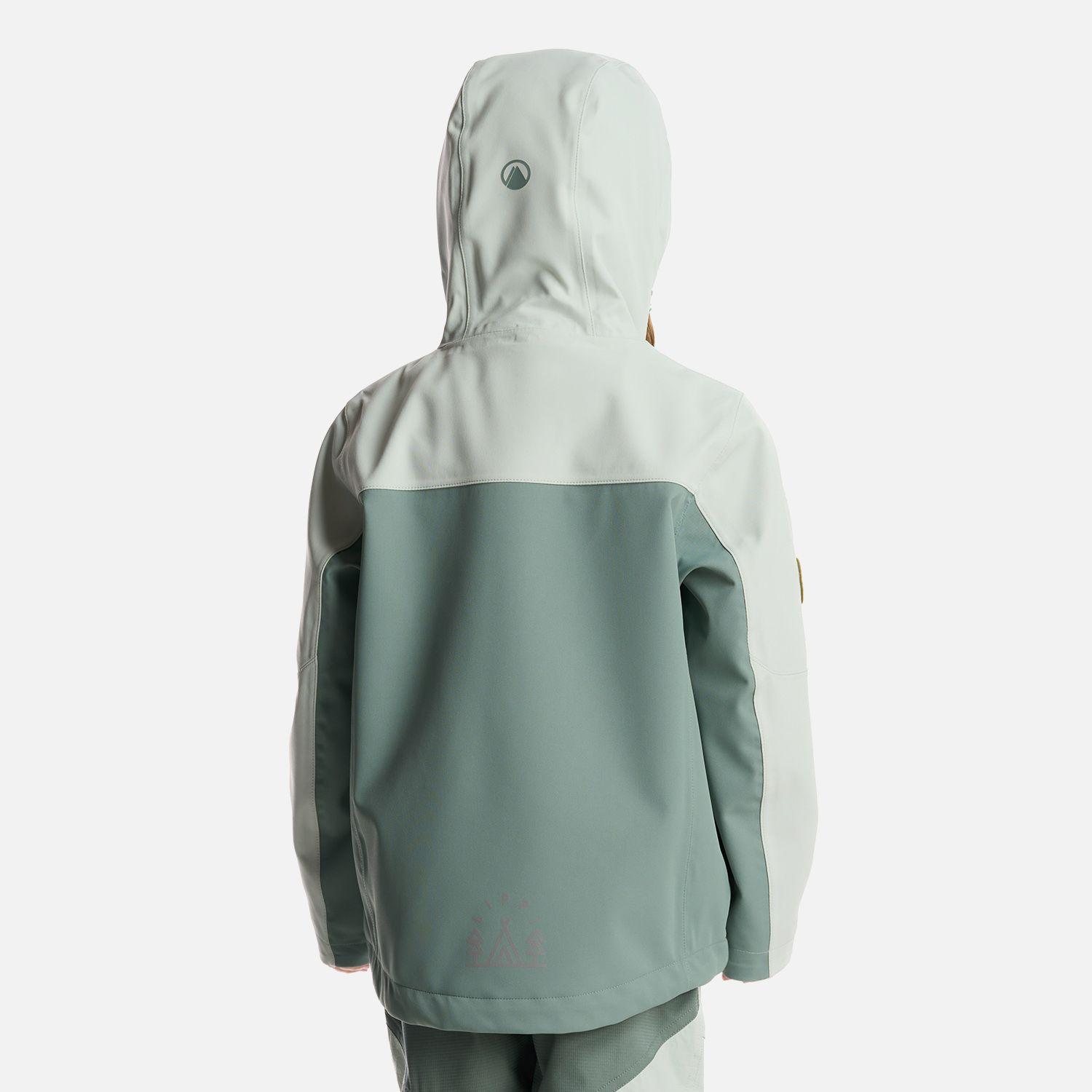 Chaqueta Niña Massif B-Dry Hoody Jacket Jade Lippi-3