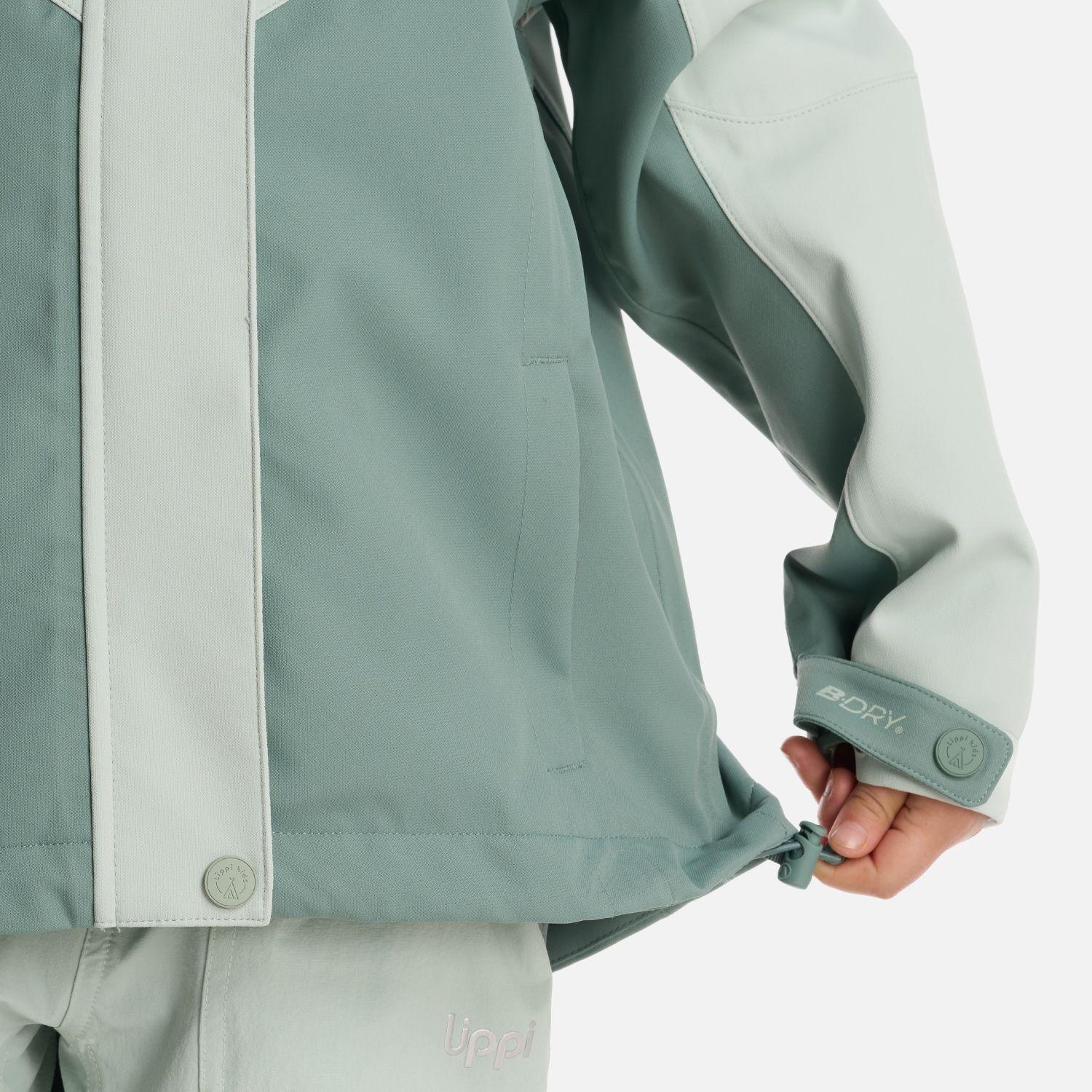 Chaqueta Niña Massif B-Dry Hoody Jacket Jade Lippi-5