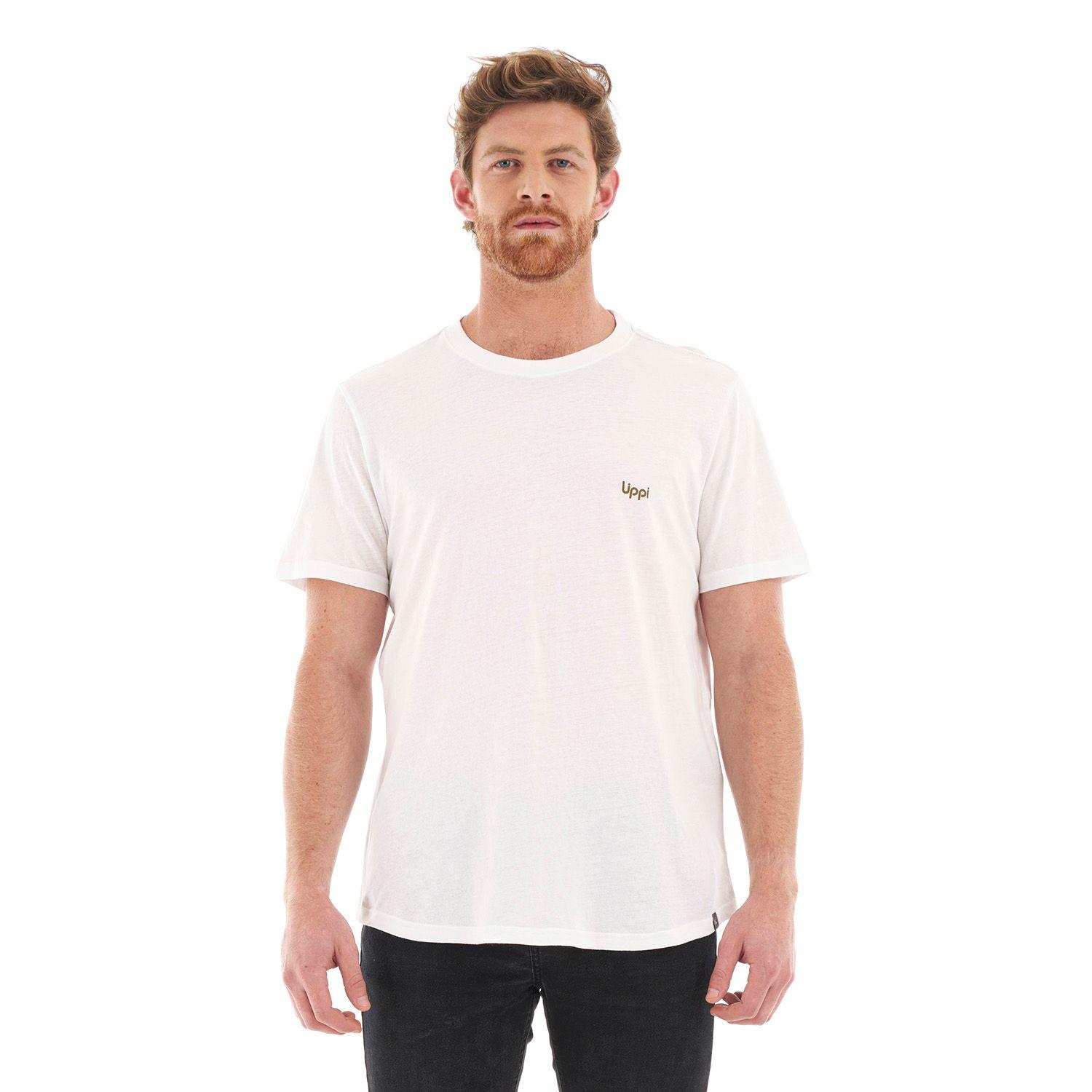 Polera Hombre Ulmo Cotton UV-Stop T-Shirt Blanco Lippi V22-1