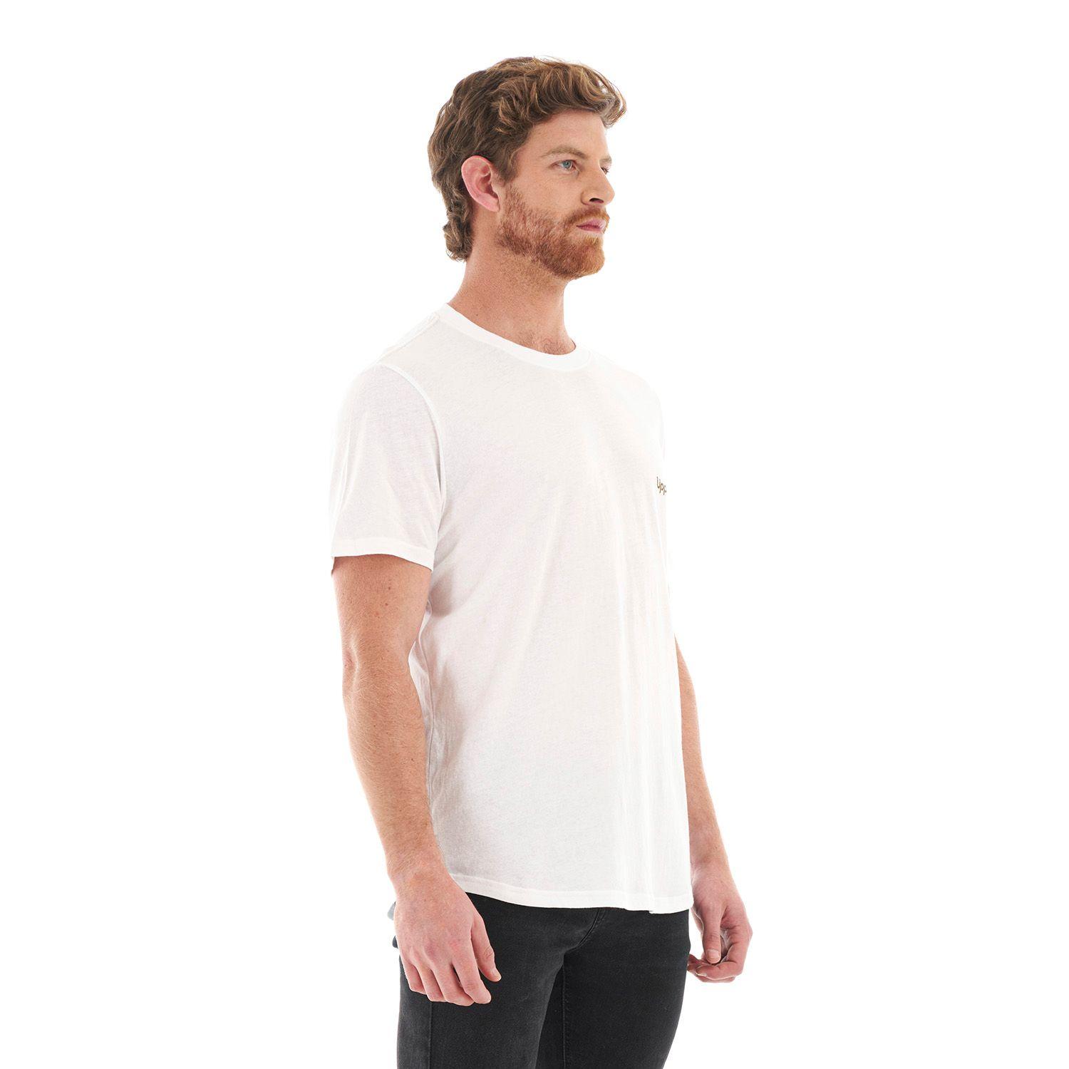 Polera Hombre Ulmo Cotton UV-Stop T-Shirt Blanco Lippi V22-2
