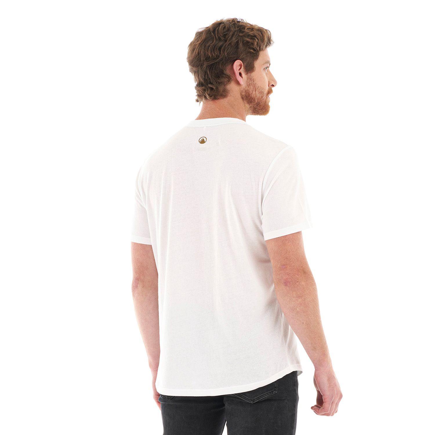 Polera Hombre Ulmo Cotton UV-Stop T-Shirt Blanco Lippi V22-4