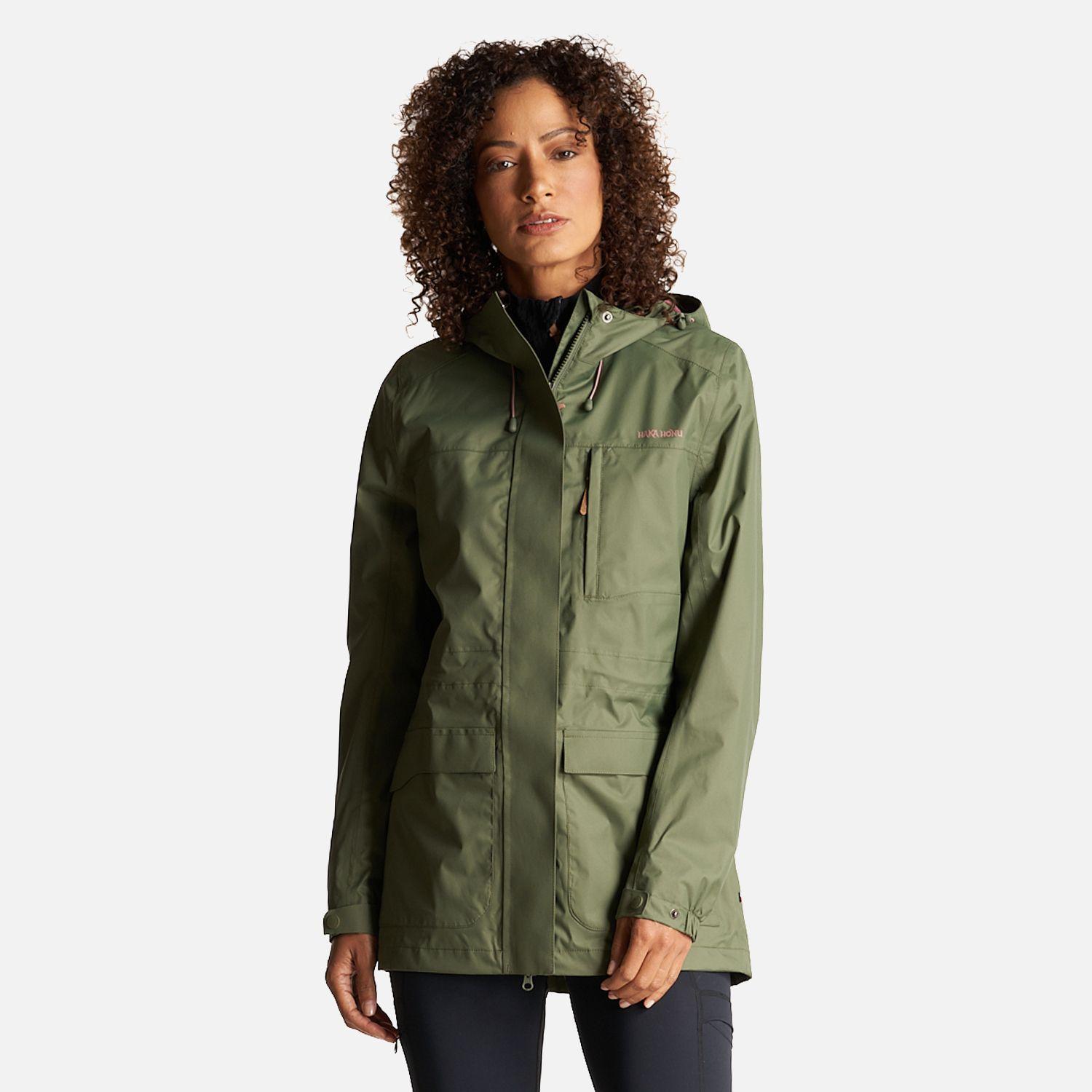 Chaqueta Mujer Kauai Verde Militar Haka Honu-3