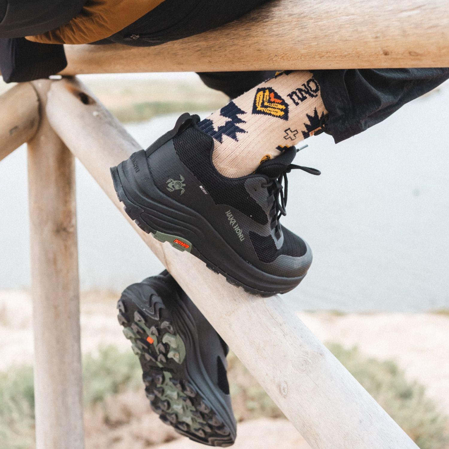Zapatilla Hombre Huillin Bajo Negro Haka Honu-4