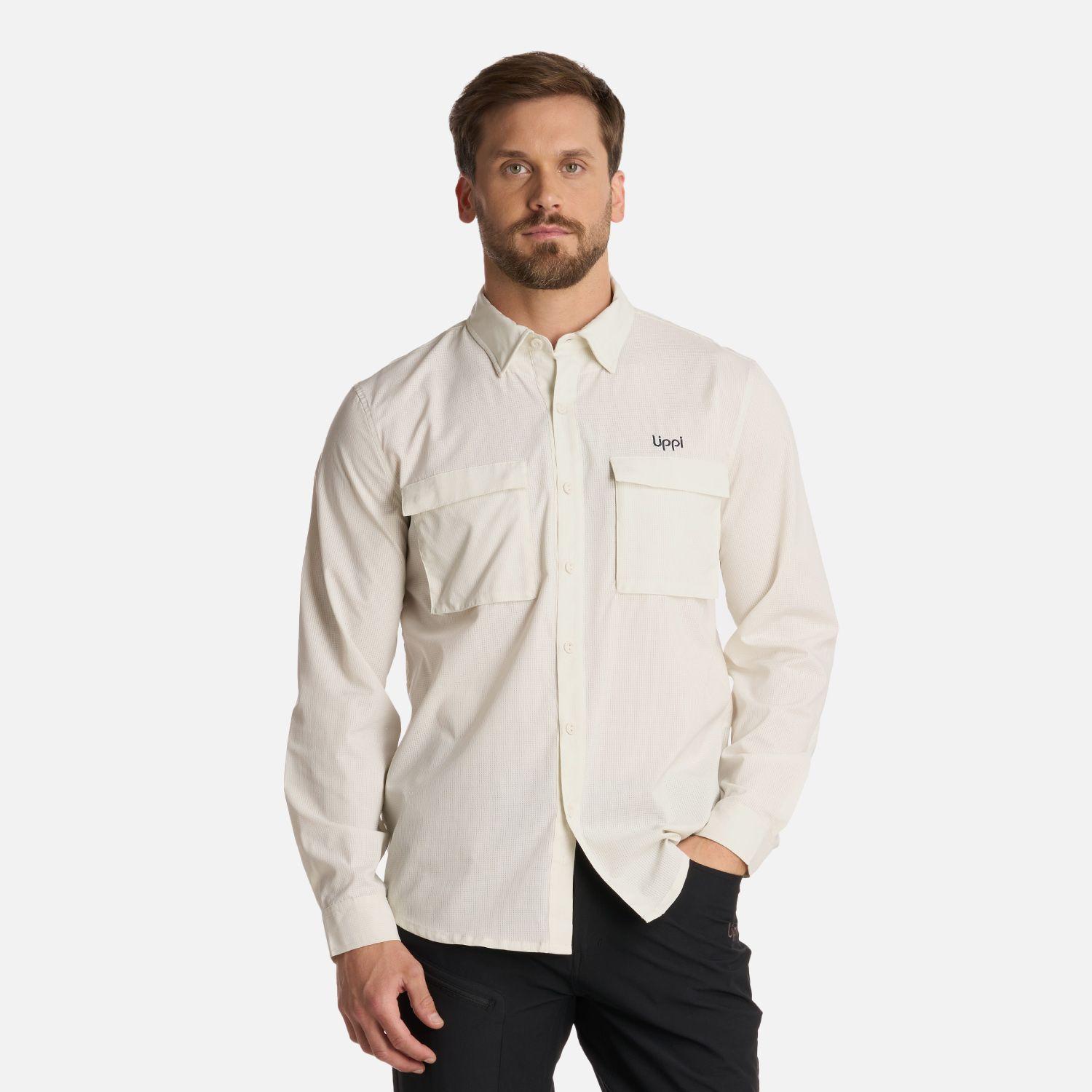 Camisa Hombre Rosselot Long Sleeve Q-Dry Blanco Lippi I25-0