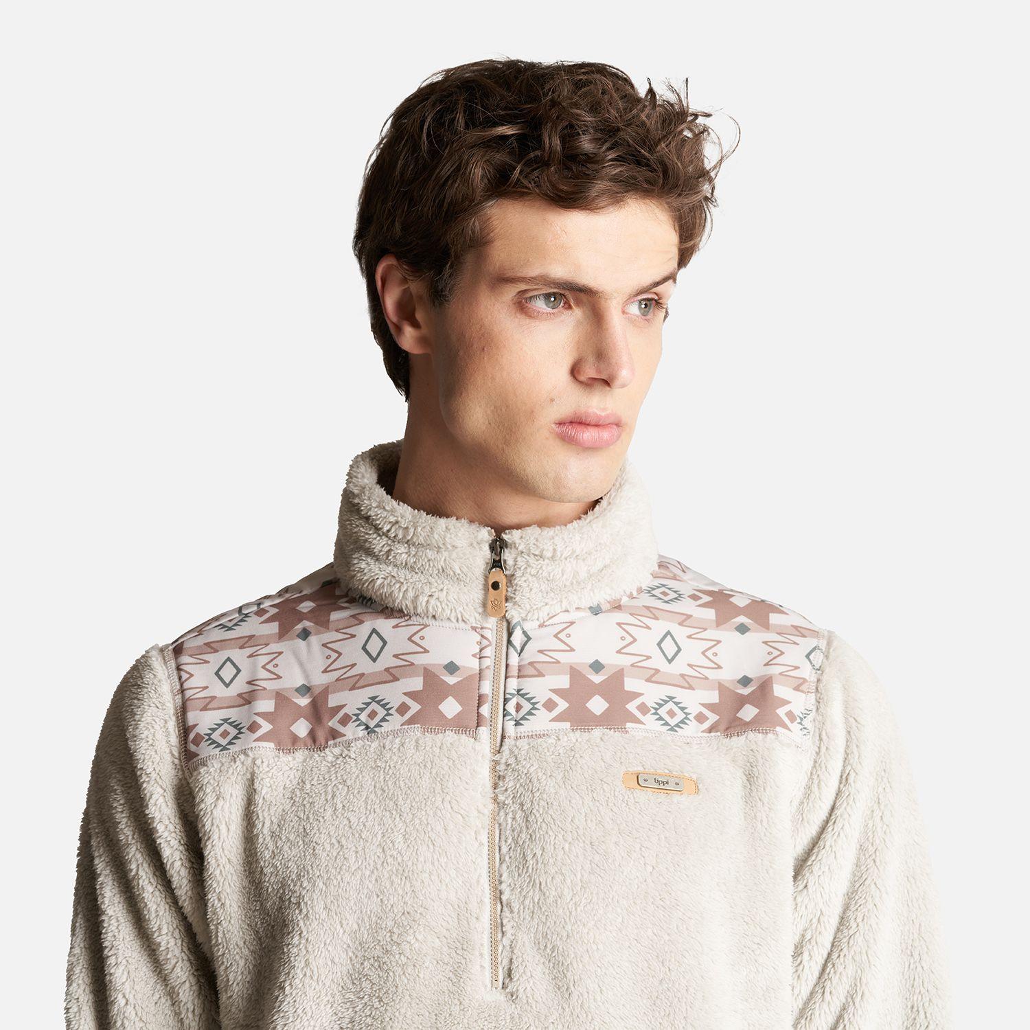 Poleron Hombre Baggy Sweatshirt Gris Cálido Lippi-4