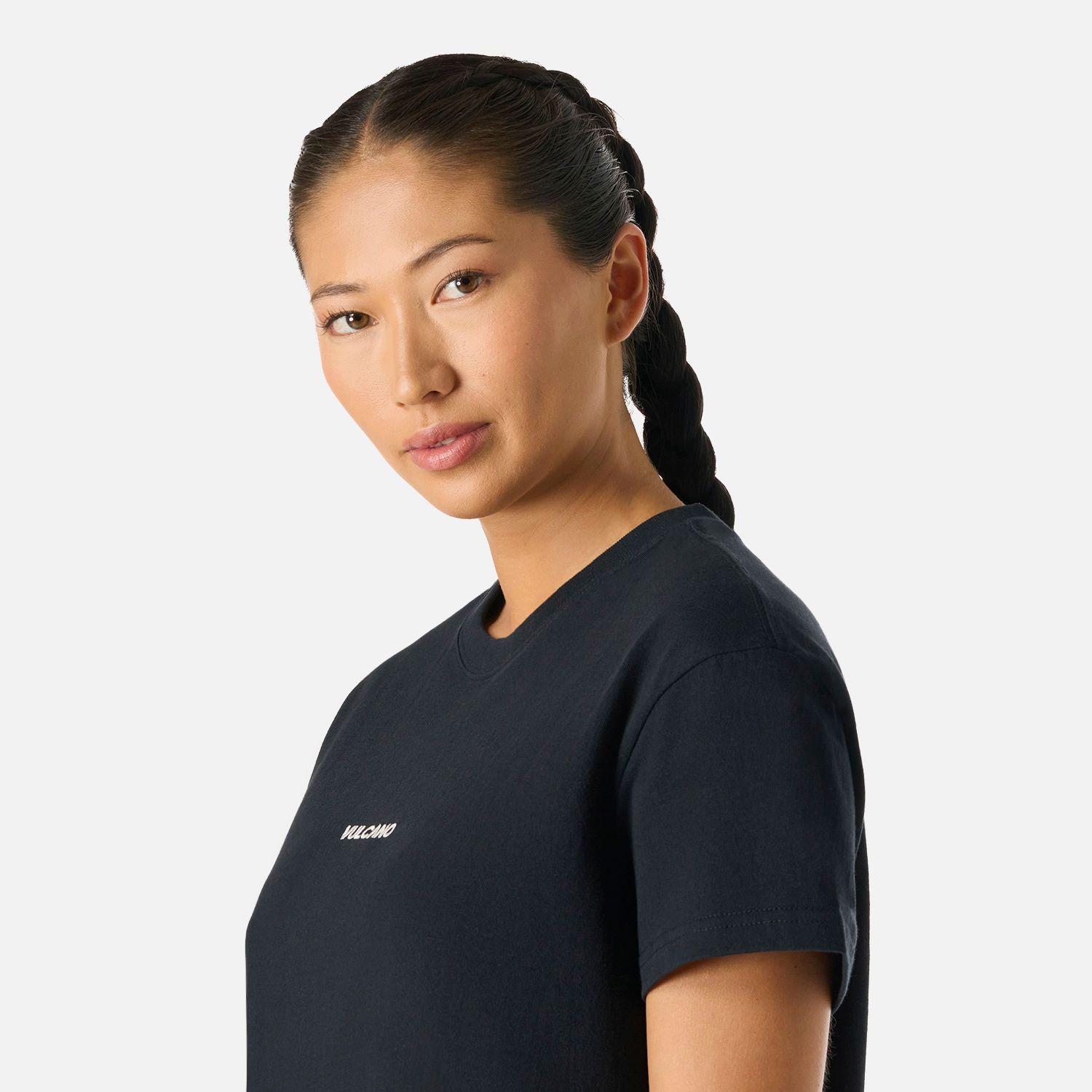 Polera Mujer Cool Down T-Shirt Negro Vulcano-4