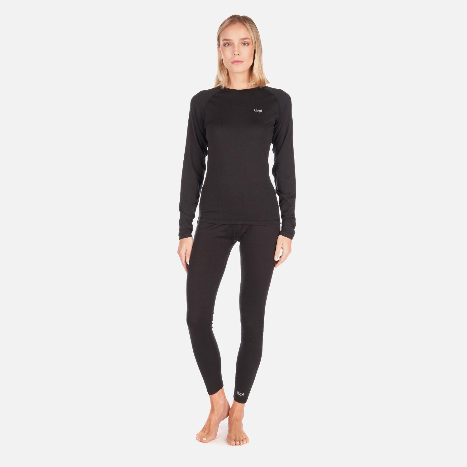 Primera Capa Mujer Skintec Merino Bottom Negro Lippi V26-7