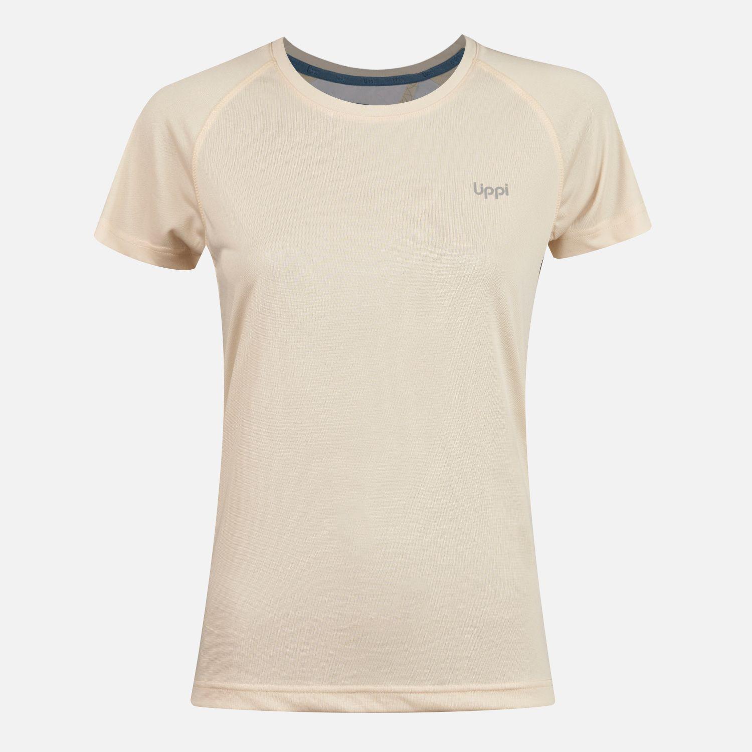 Polera Mujer Core Q-Dry Breathing T-Shirt Beige Lippi-0