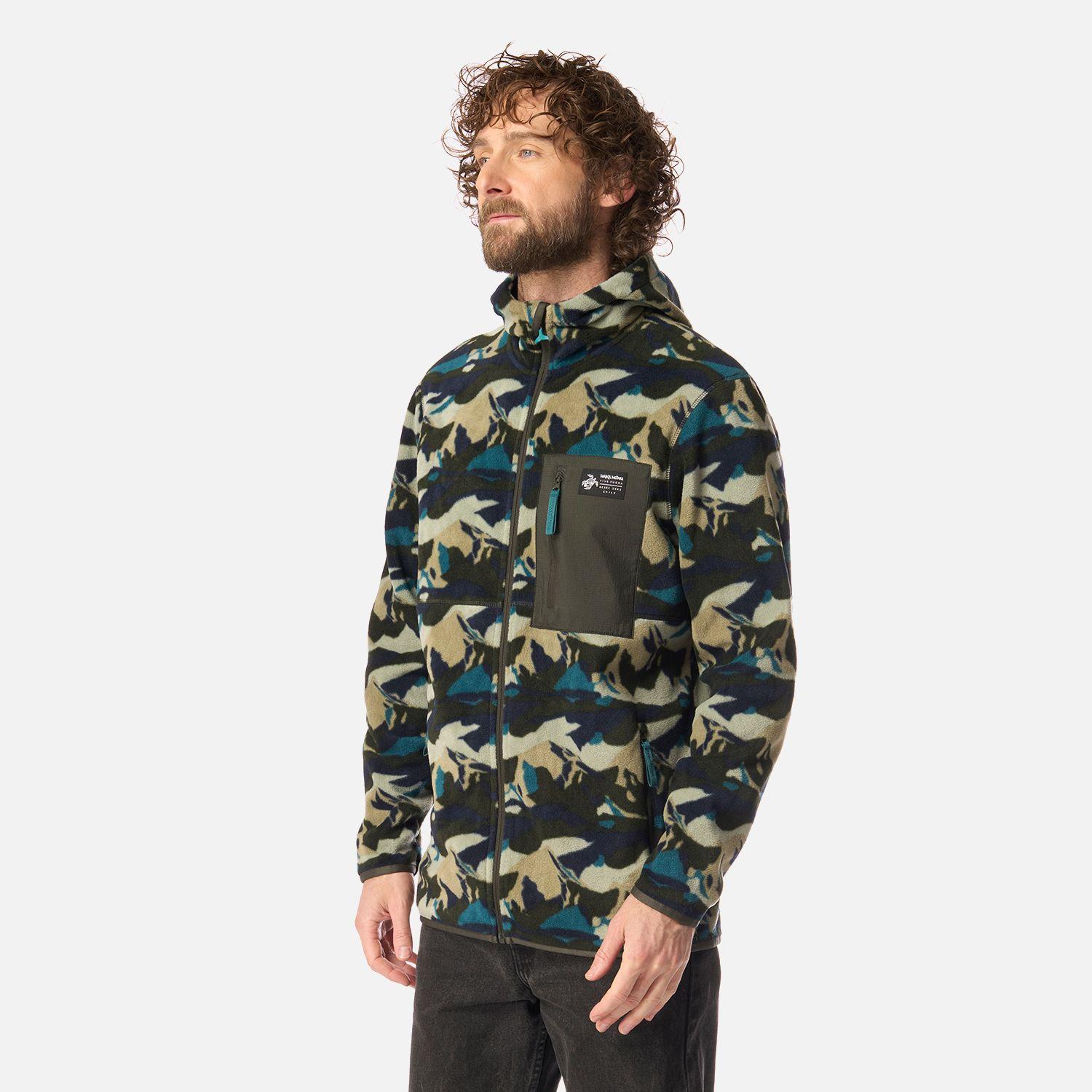 Polar Hombre Leñero Print Verde Militar Haka Honu-1