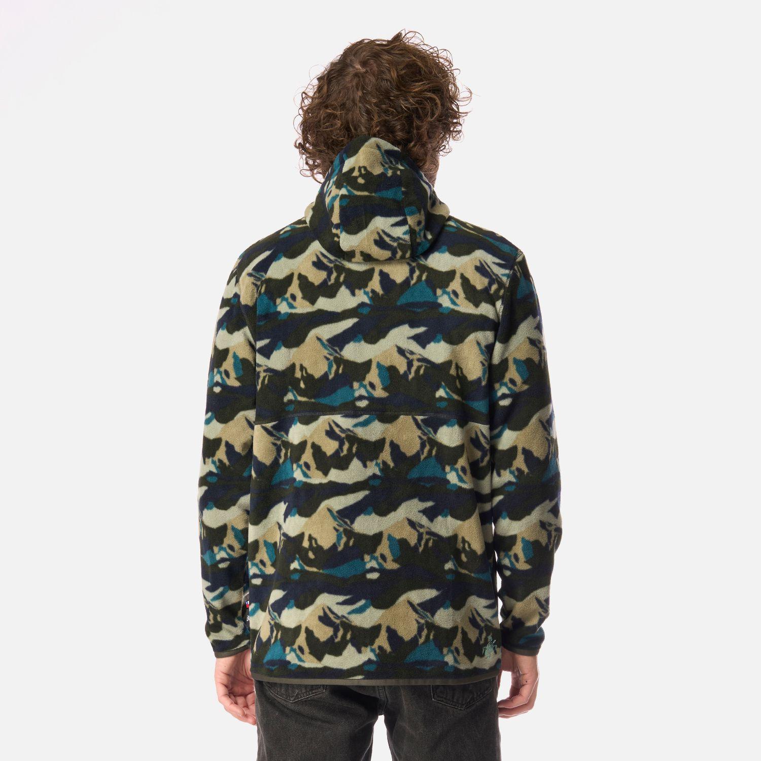 Polar Hombre Leñero Print Verde Militar Haka Honu-2