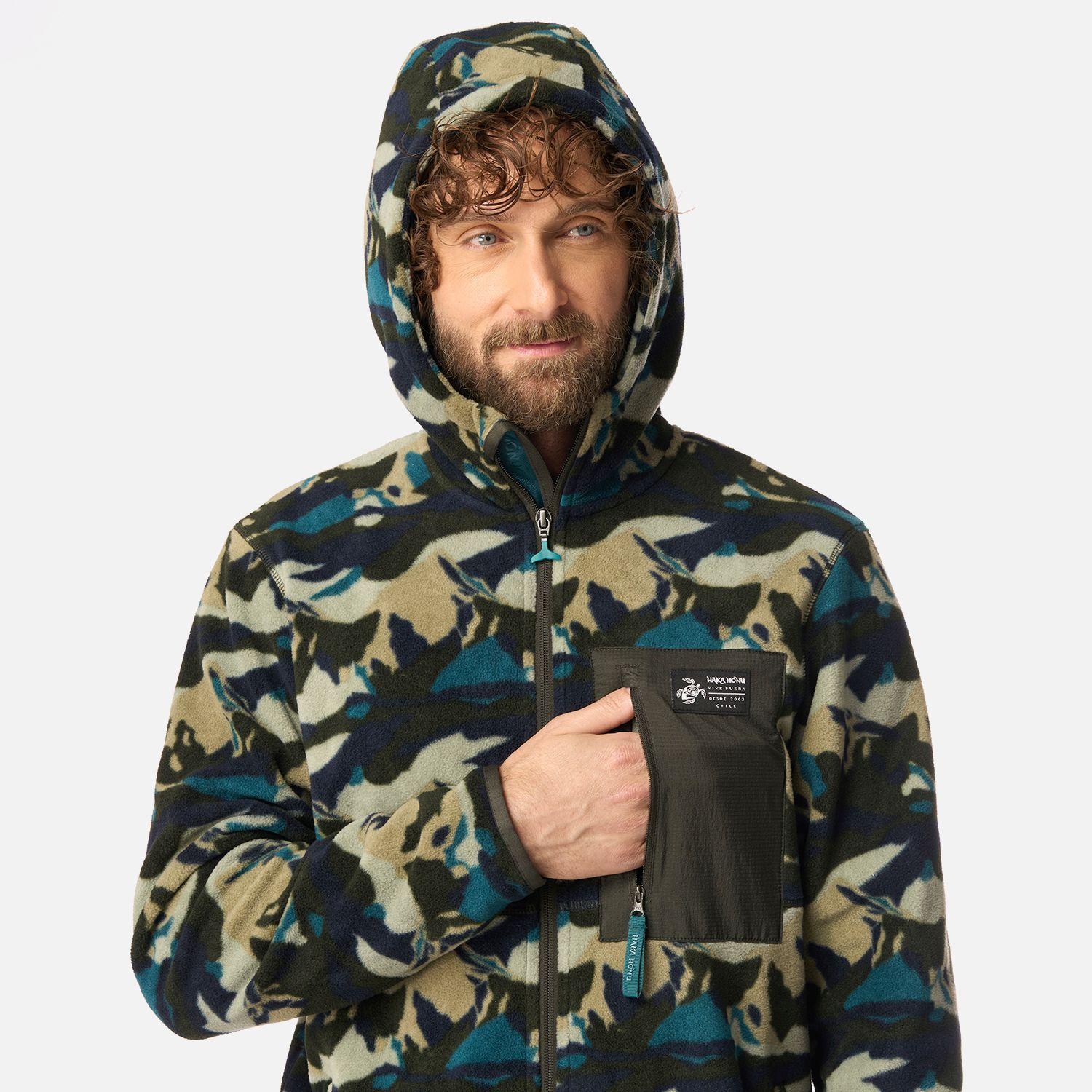 Polar Hombre Leñero Print Verde Militar Haka Honu-3