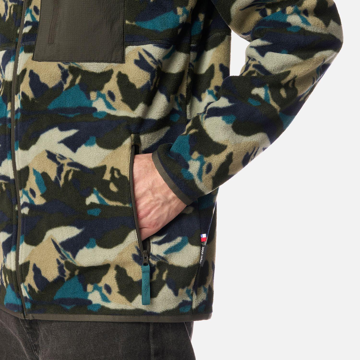 Polar Hombre Leñero Print Verde Militar Haka Honu-4