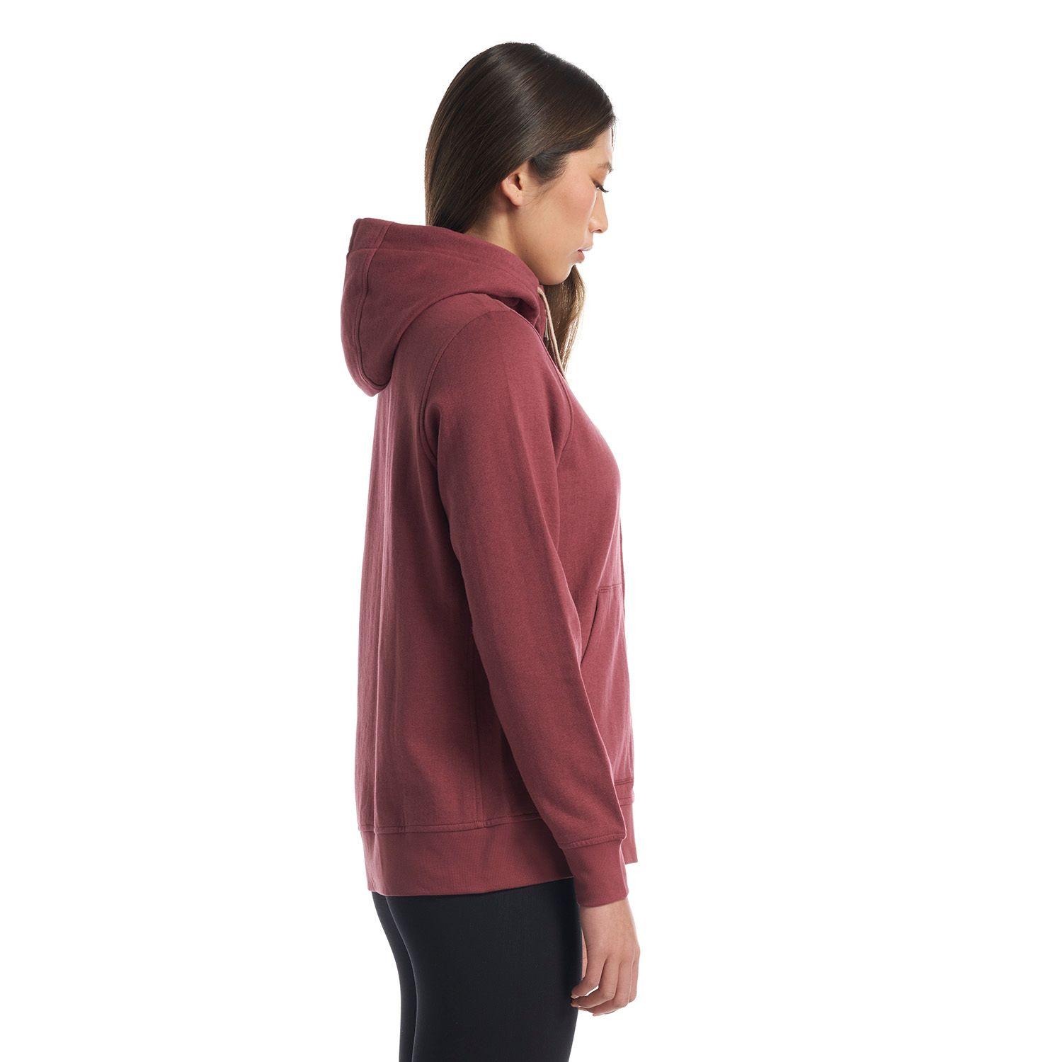 Poleron Mujer Insigne Full Zip Hoody Sweatshirt Palo Rosa Lippi V22-3