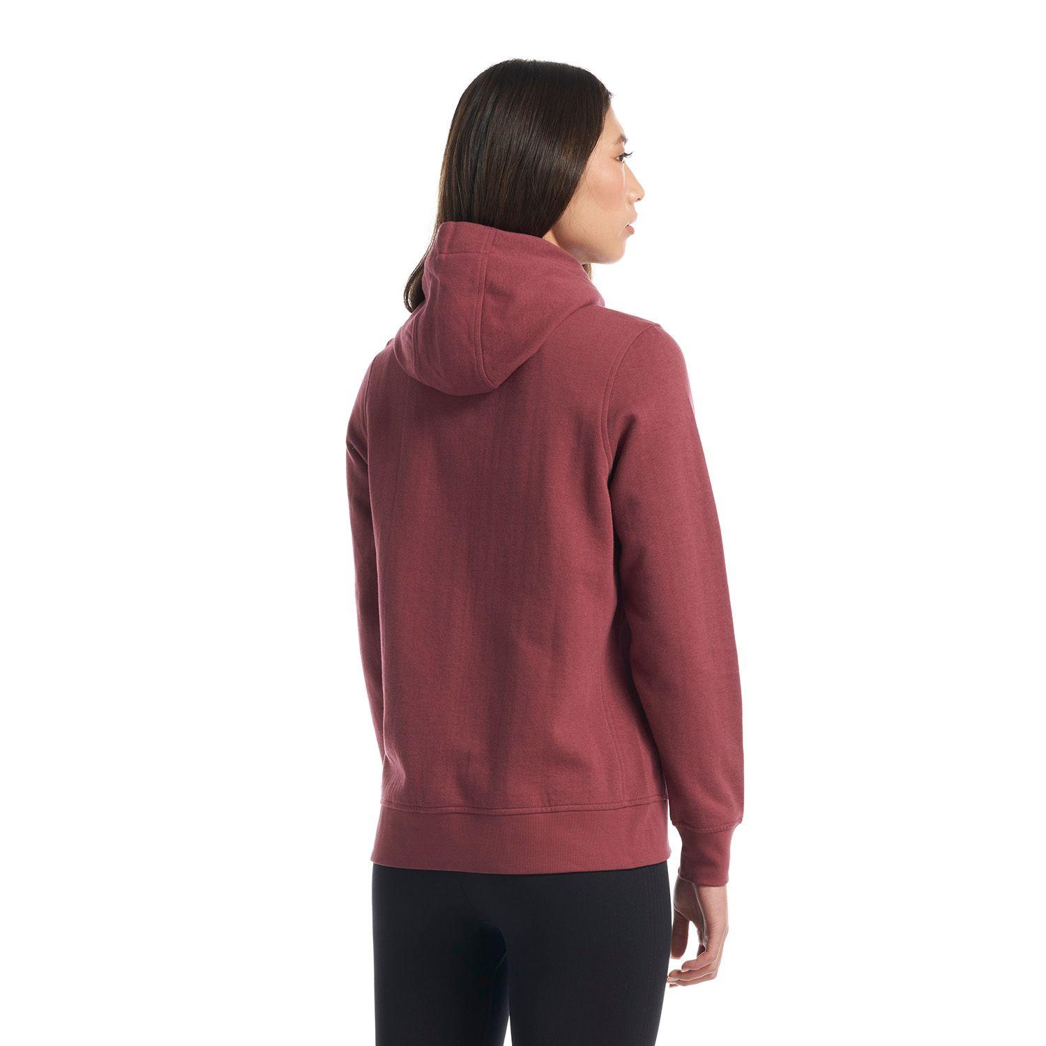 Poleron Mujer Insigne Full Zip Hoody Sweatshirt Palo Rosa Lippi V22-4