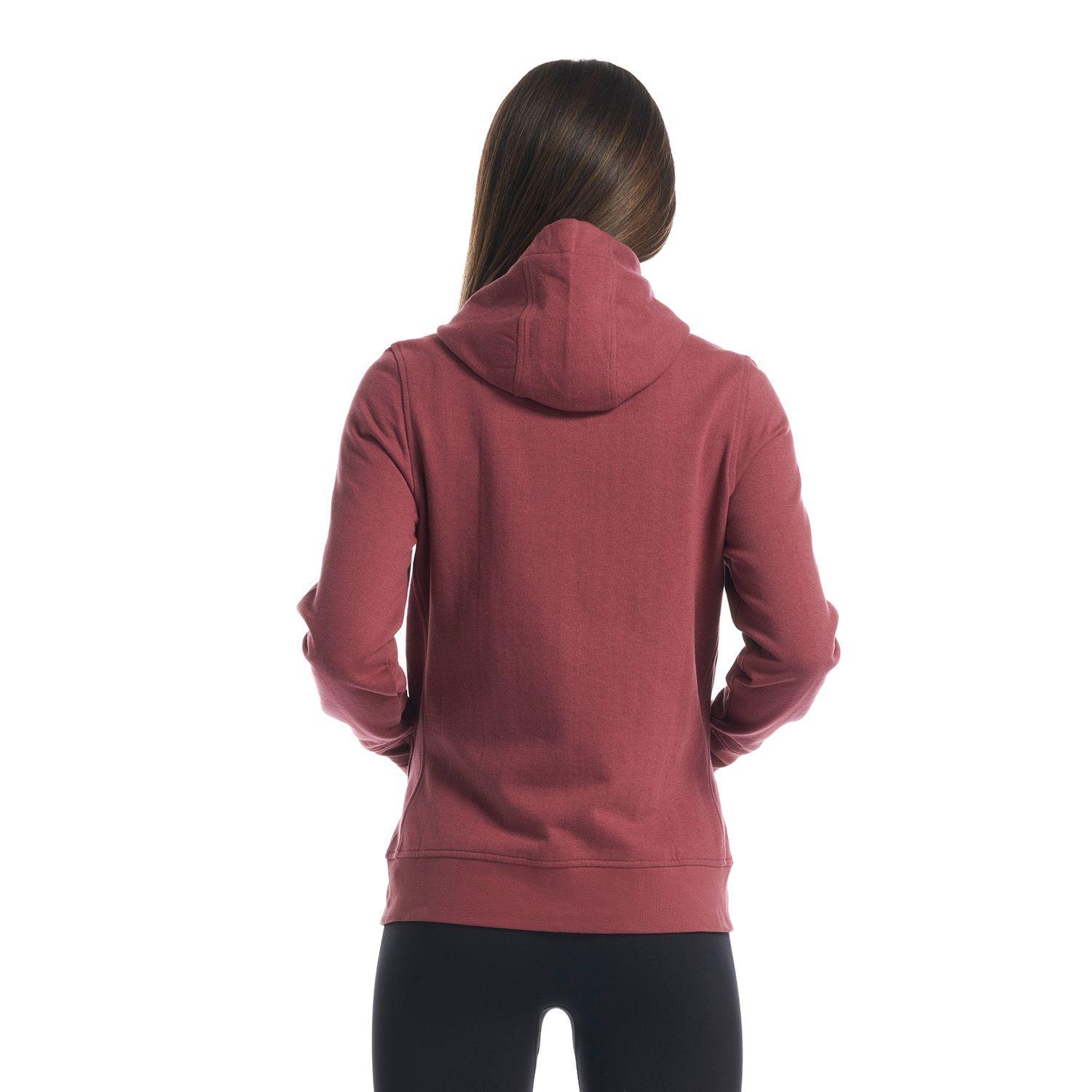 Poleron Mujer Insigne Full Zip Hoody Sweatshirt Palo Rosa Lippi V22-5