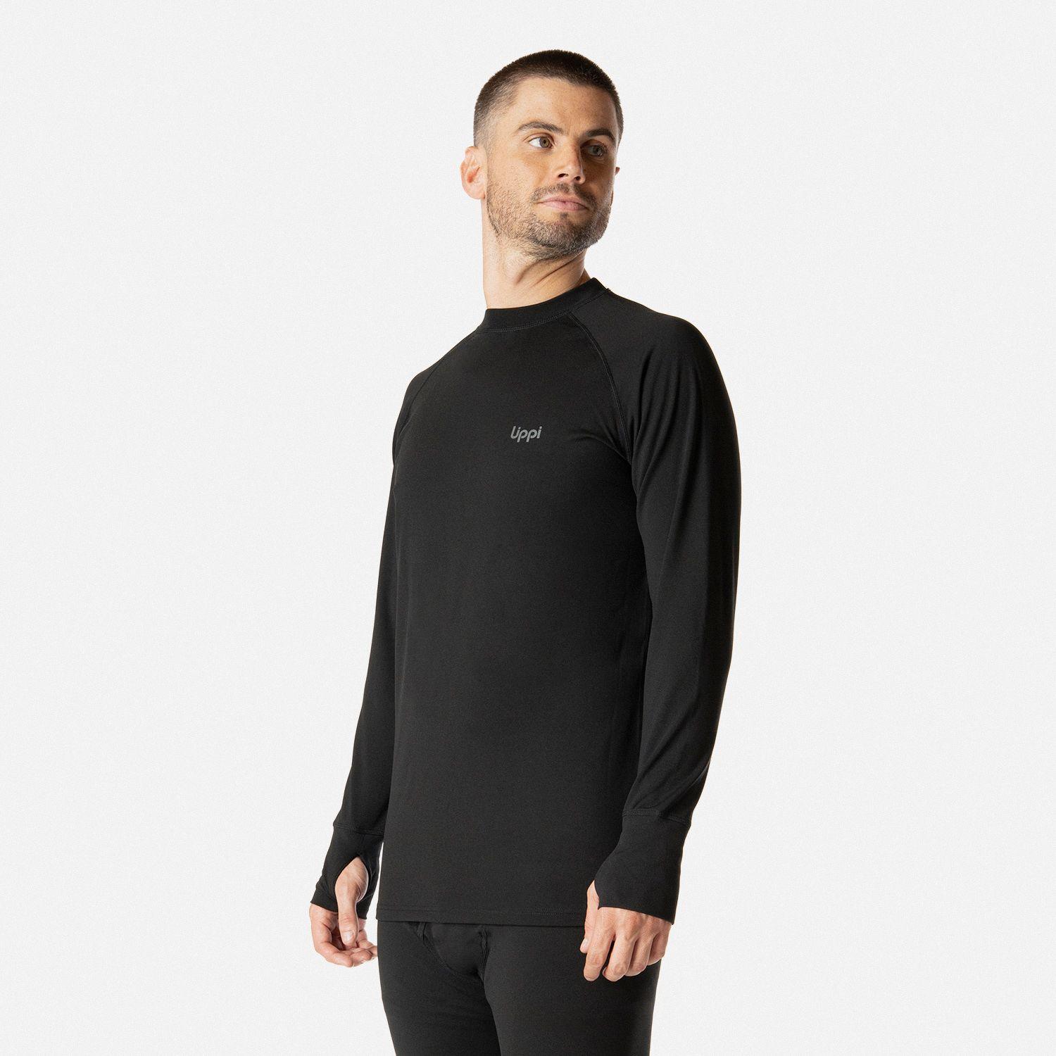 Primera Capa Hombre Skintec Warm Top Negro Lippi I26-1
