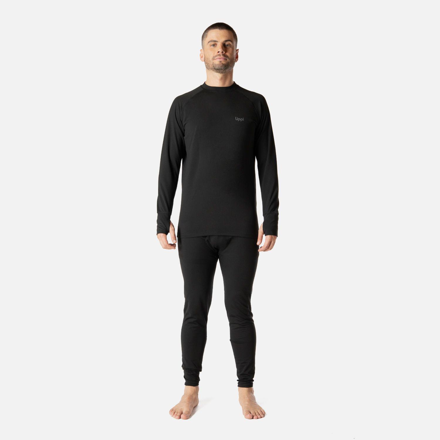 Primera Capa Hombre Skintec Warm Top Negro Lippi I26-4