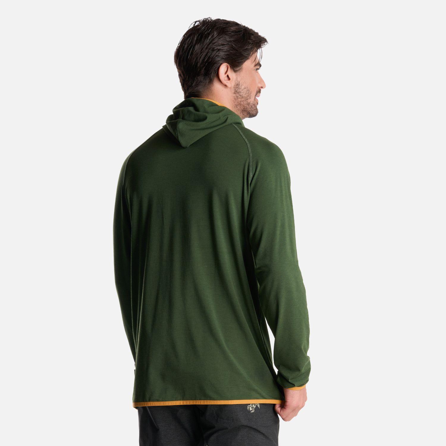 Poleron Hombre Taina Pro Verde Militar Haka Honu-4