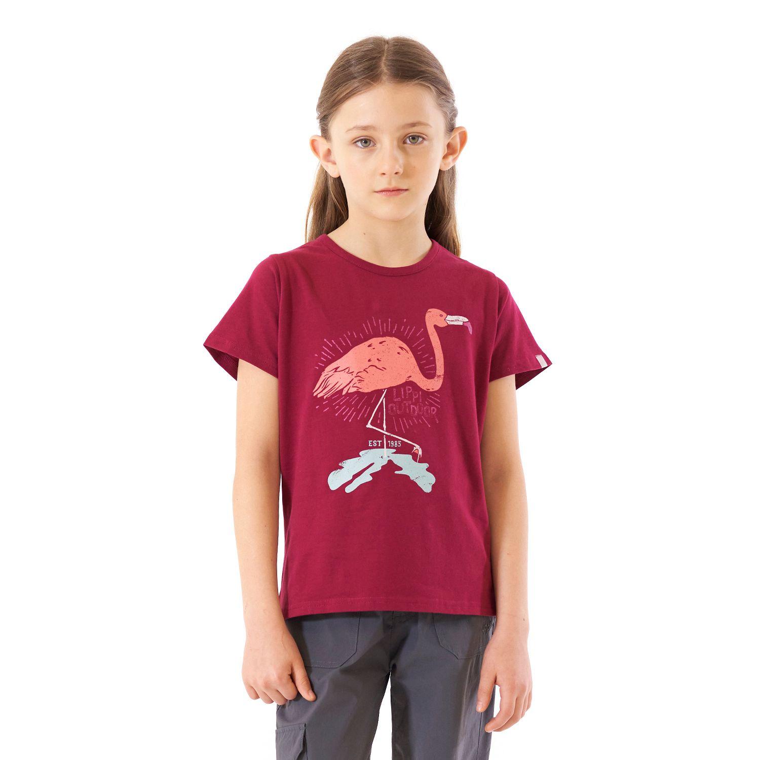 Polera Niña Country UV-Stop T-Shirt Frambuesa Lippi-1