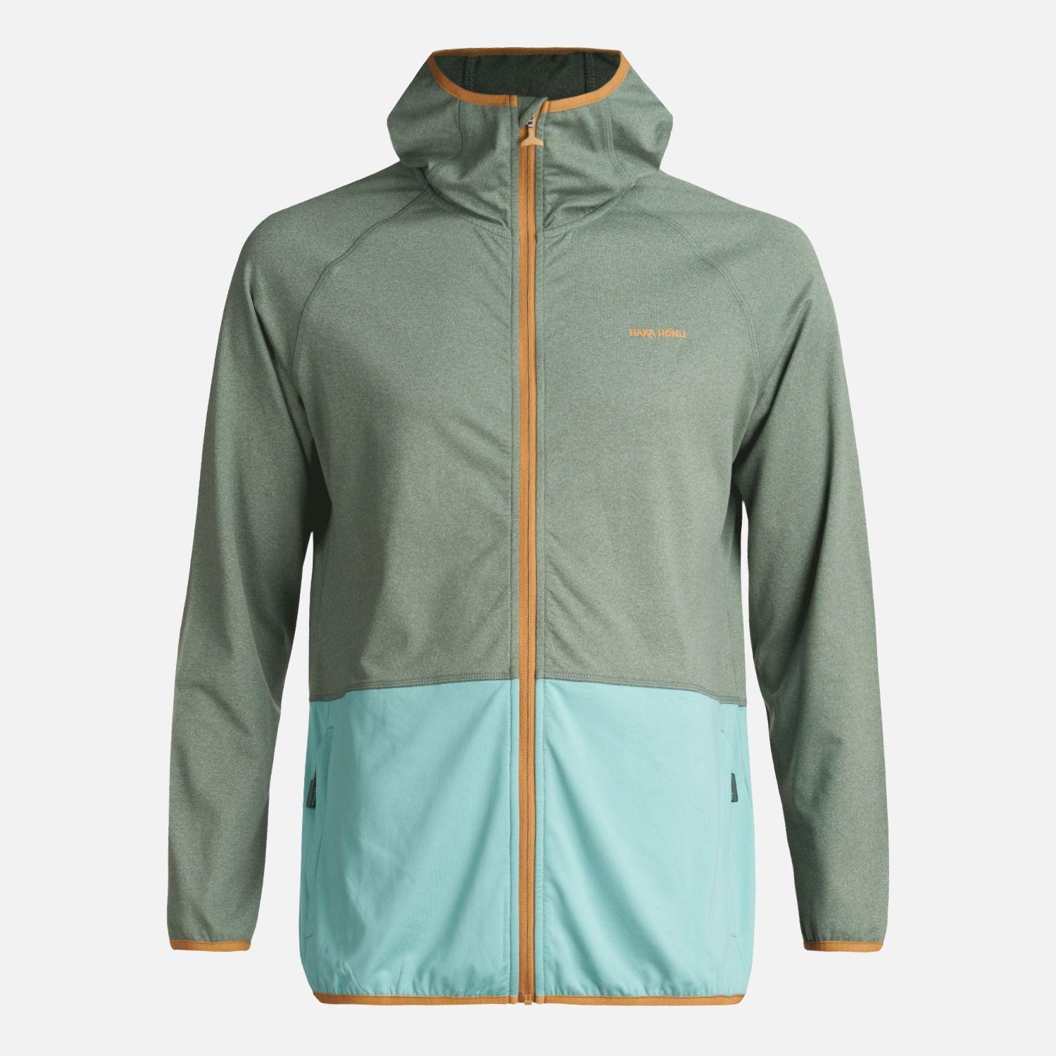 Poleron Hombre Atina Melange Verde Haka Honu-0