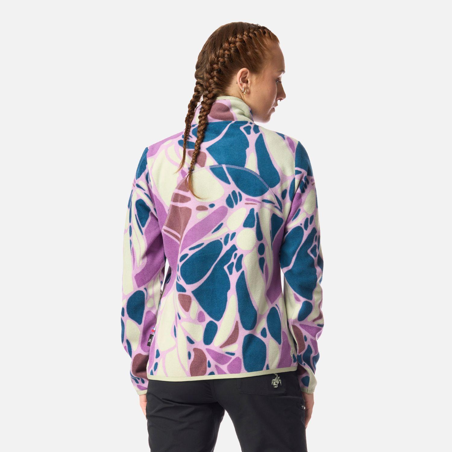 Polar Mujer Tokerau Print Lila Haka Honu I26-2