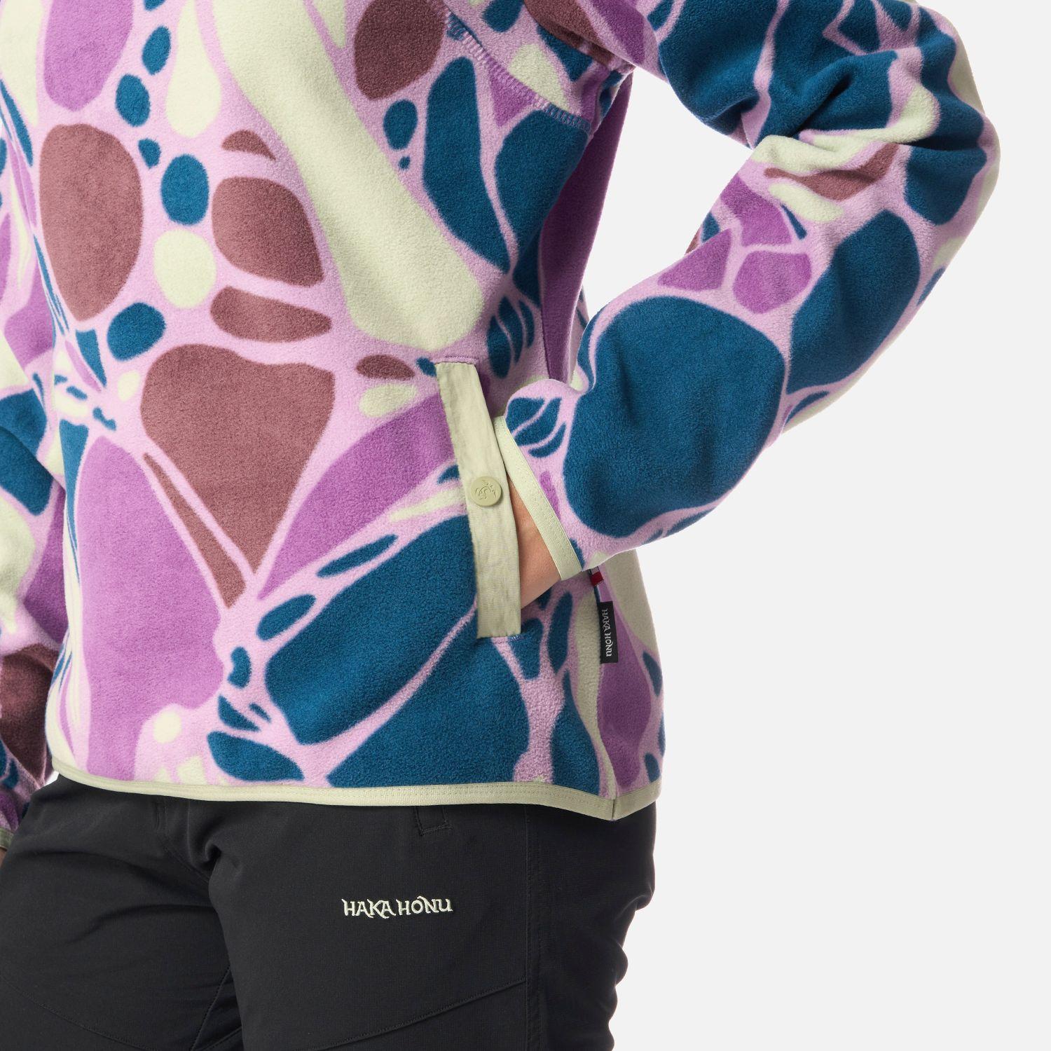 Polar Mujer Tokerau Print Lila Haka Honu I26-4