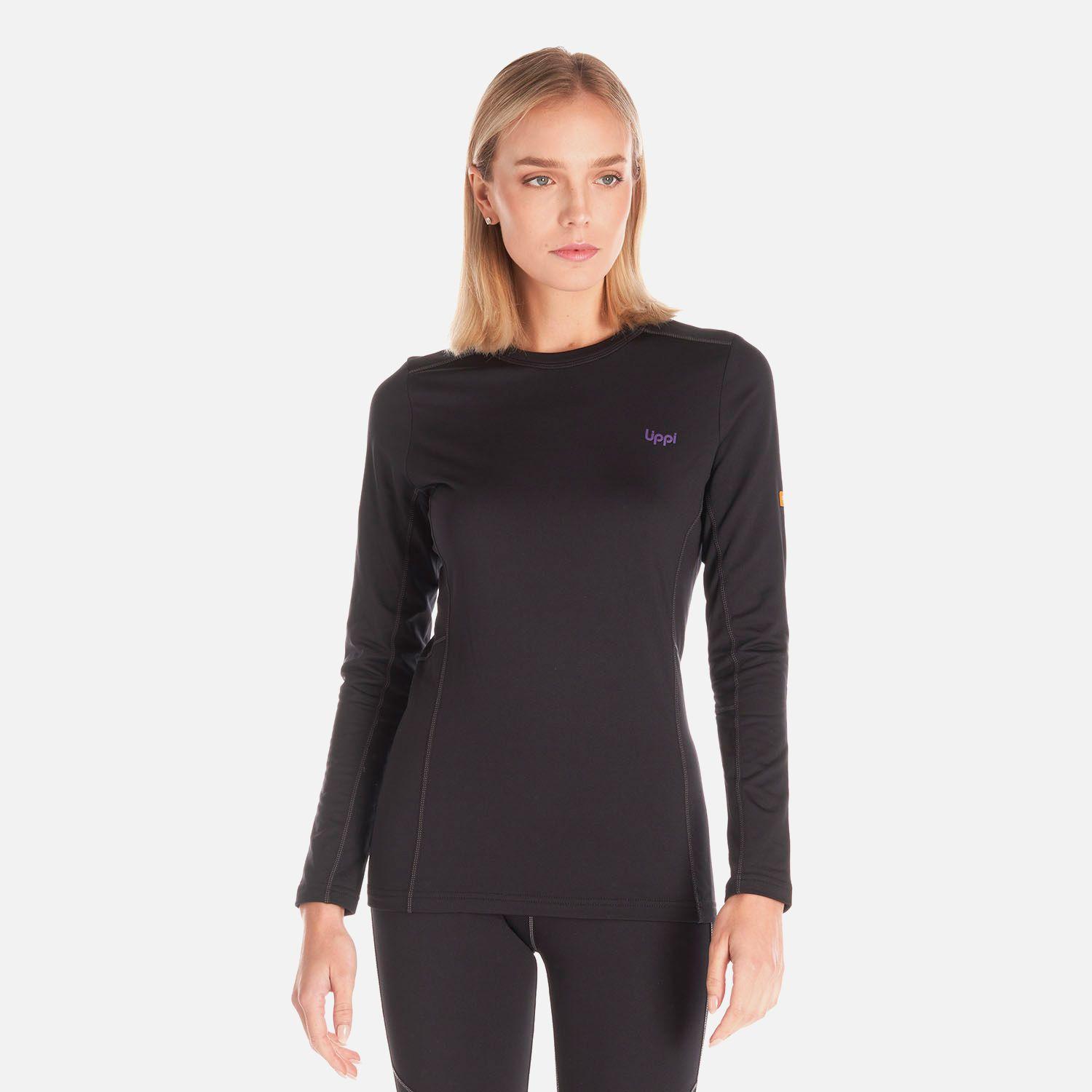 Primera Capa Mujer Skintec 2000 Warm Top Negro Lippi I23-1