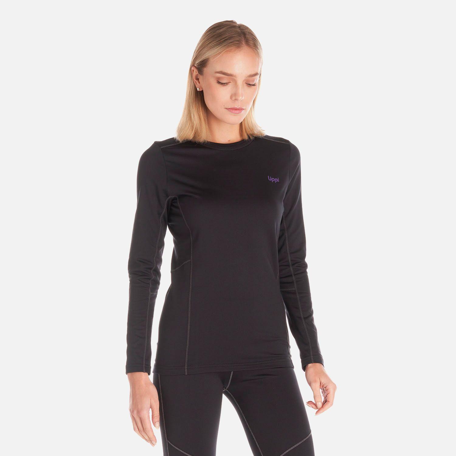 Primera Capa Mujer Skintec 2000 Warm Top Negro Lippi I23-2