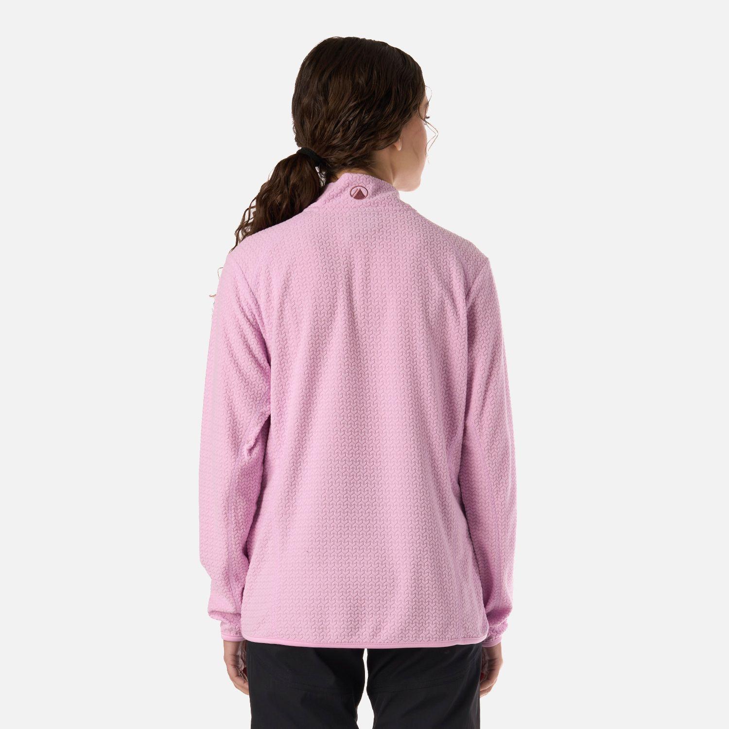Polerón Teen Girl Mild Nano-F 1/4 Zip Rosa Lippi V26-2