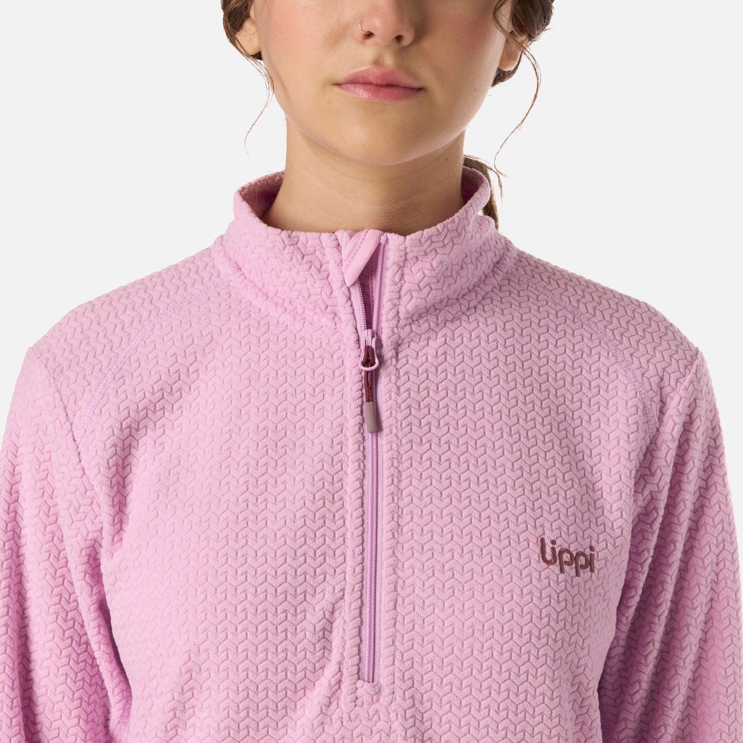 Polerón Teen Girl Mild Nano-F 1/4 Zip Rosa Lippi V26-3