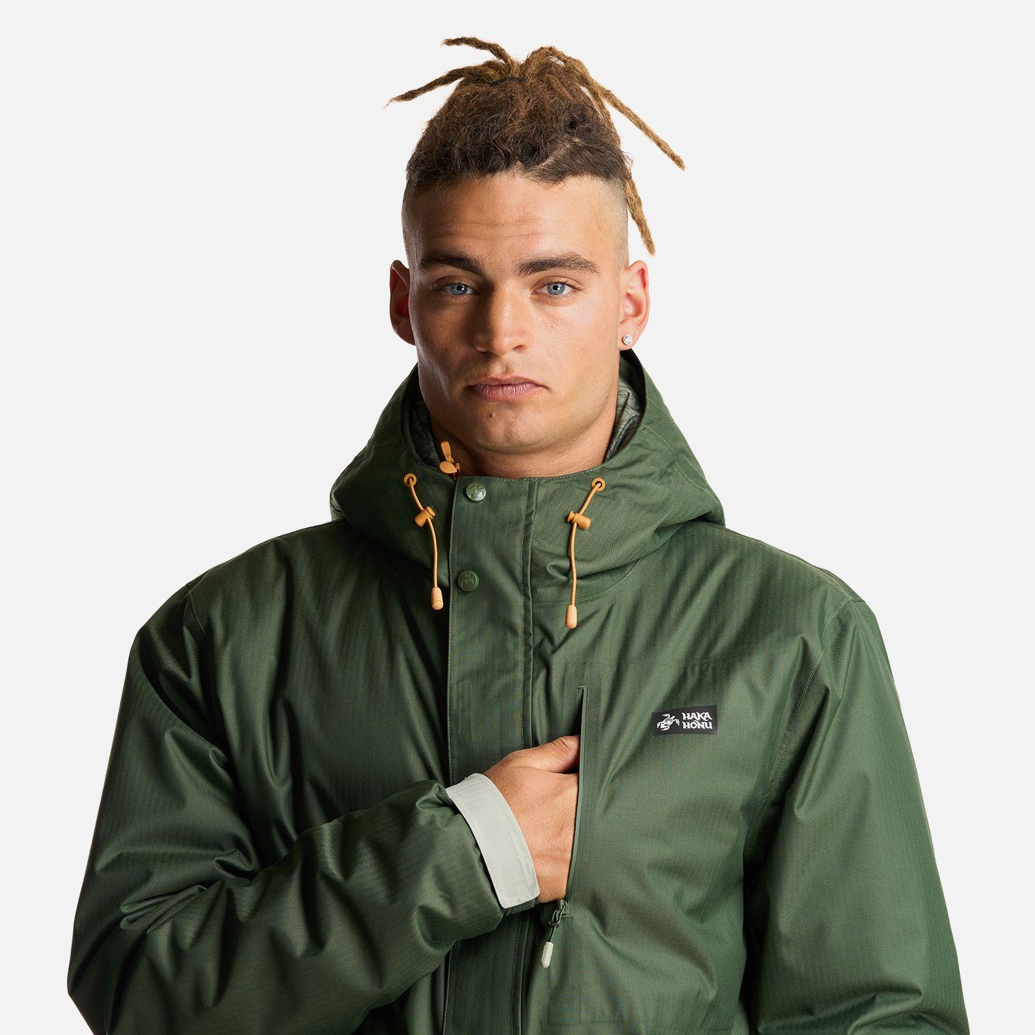 Chaqueta Hombre Perro Guapo Pro Verde Militar Haka Honu-6