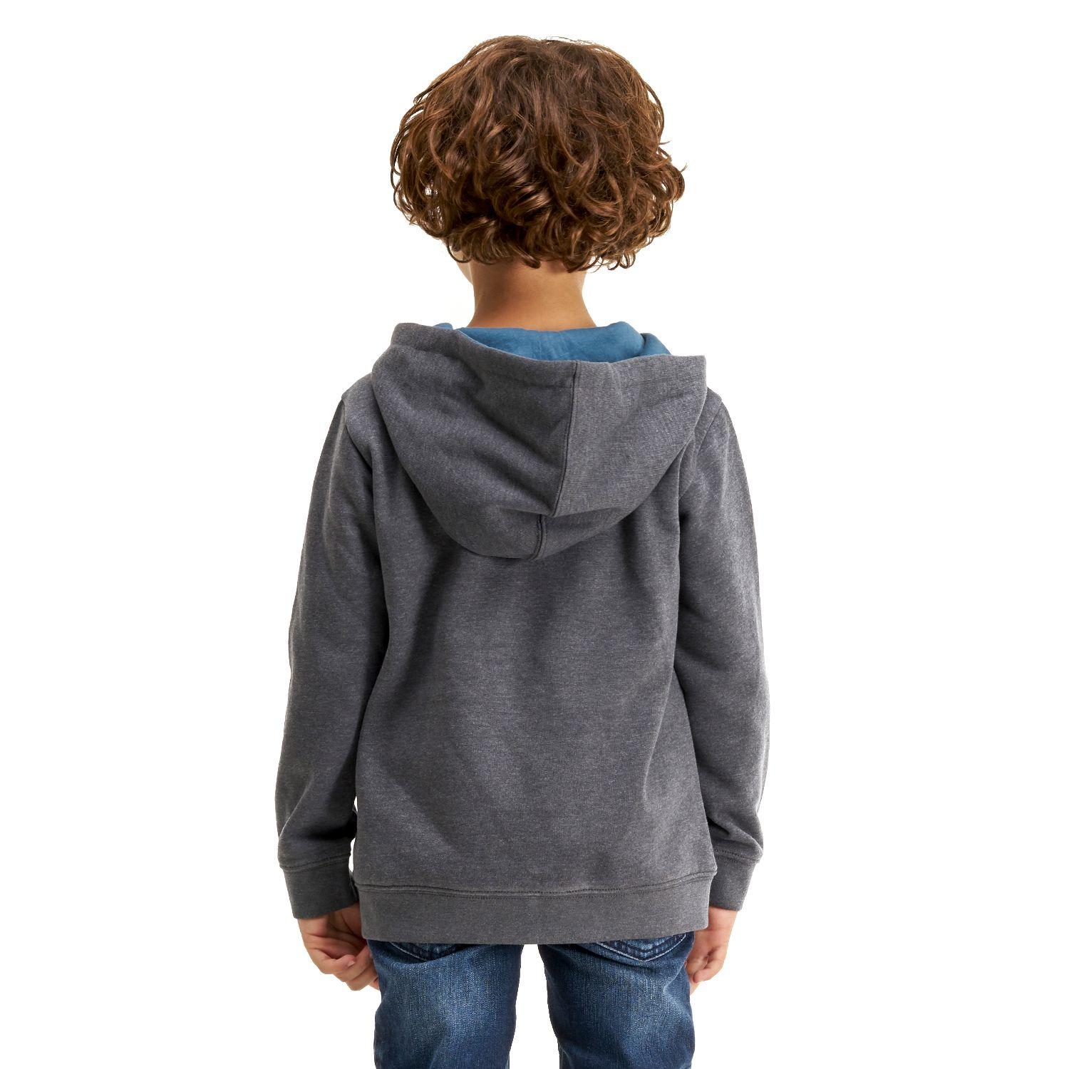 Poleron Niño Insigne Hoody Sweatshirt Melange Gris Lippi-3