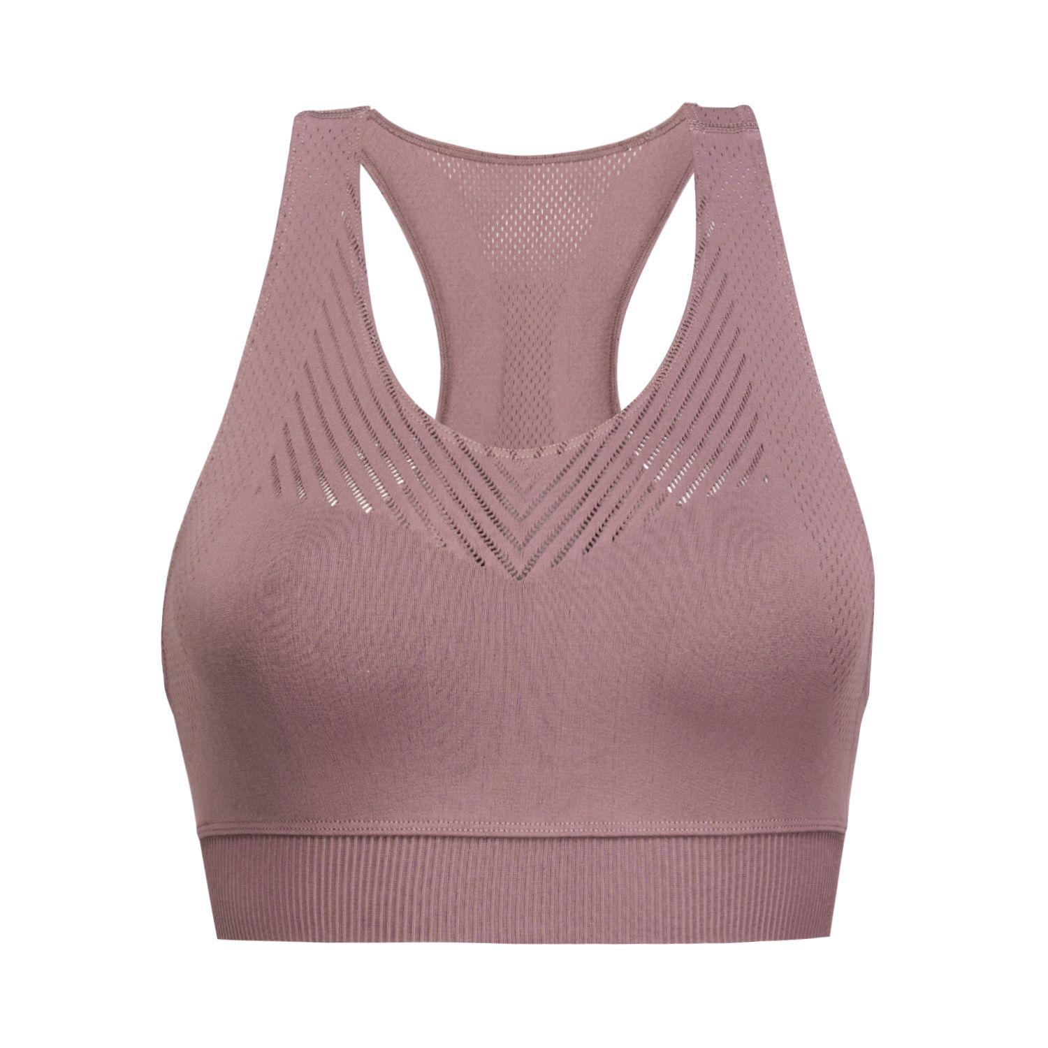 Peto Mujer In-Action Seamless Bra Malva Lippi-0