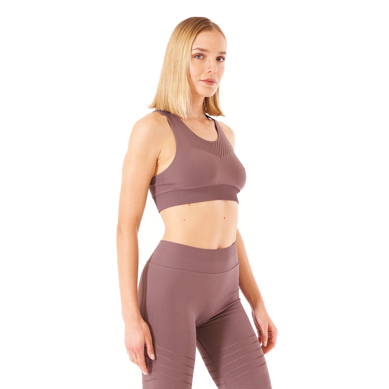 Peto Mujer In-Action Seamless Bra Malva Lippi-2