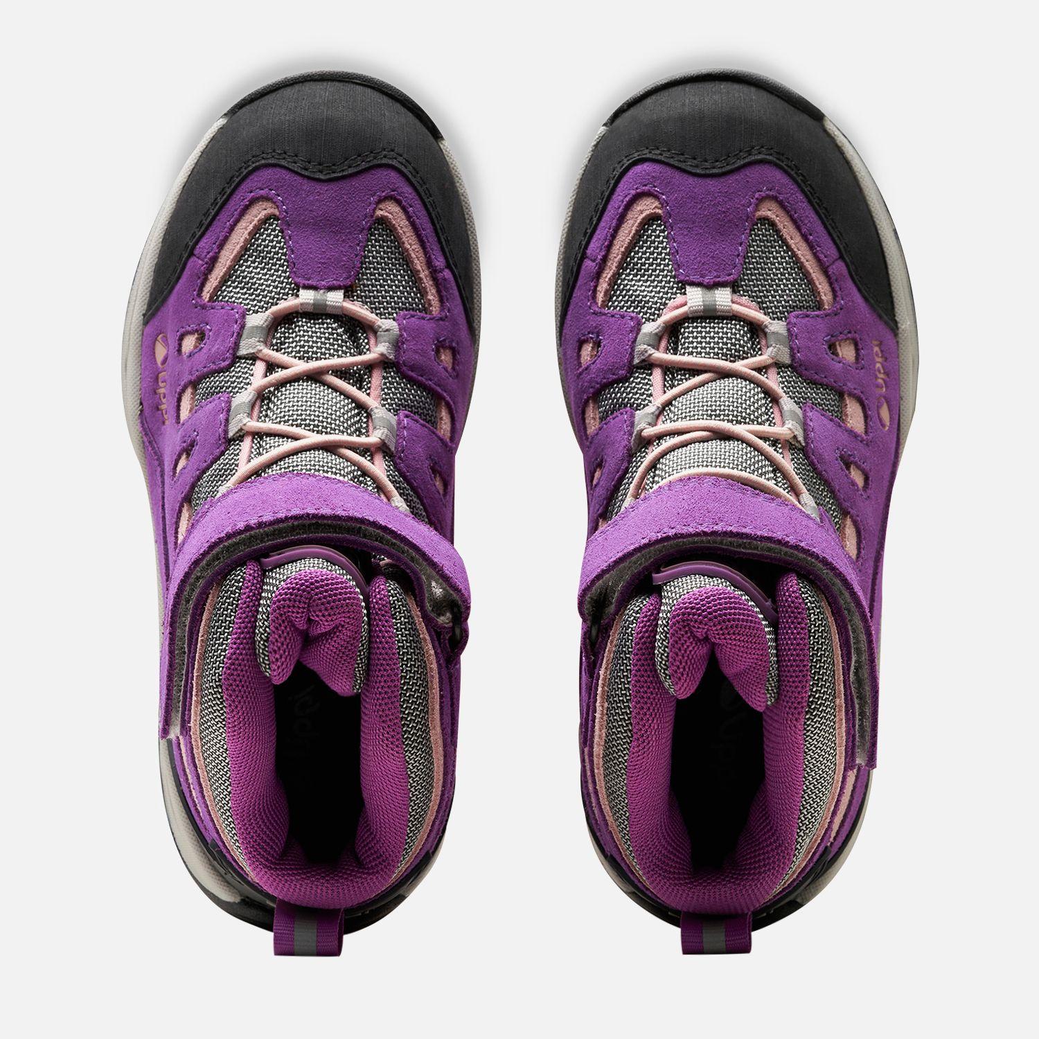 Botín Mujer Puelo Cs Hi Velcro Morado / Gris Claro Lippi V26-5