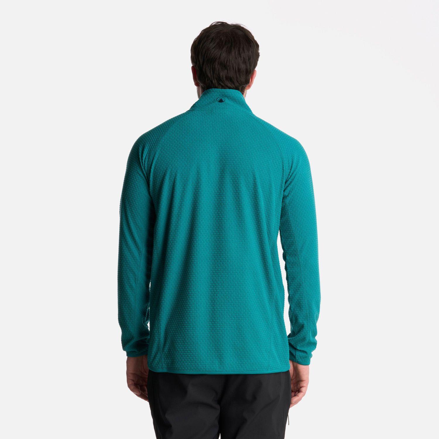 Polerón Hombre Jacaranda Nano-F 14 Zip Turquesa Lippi-2