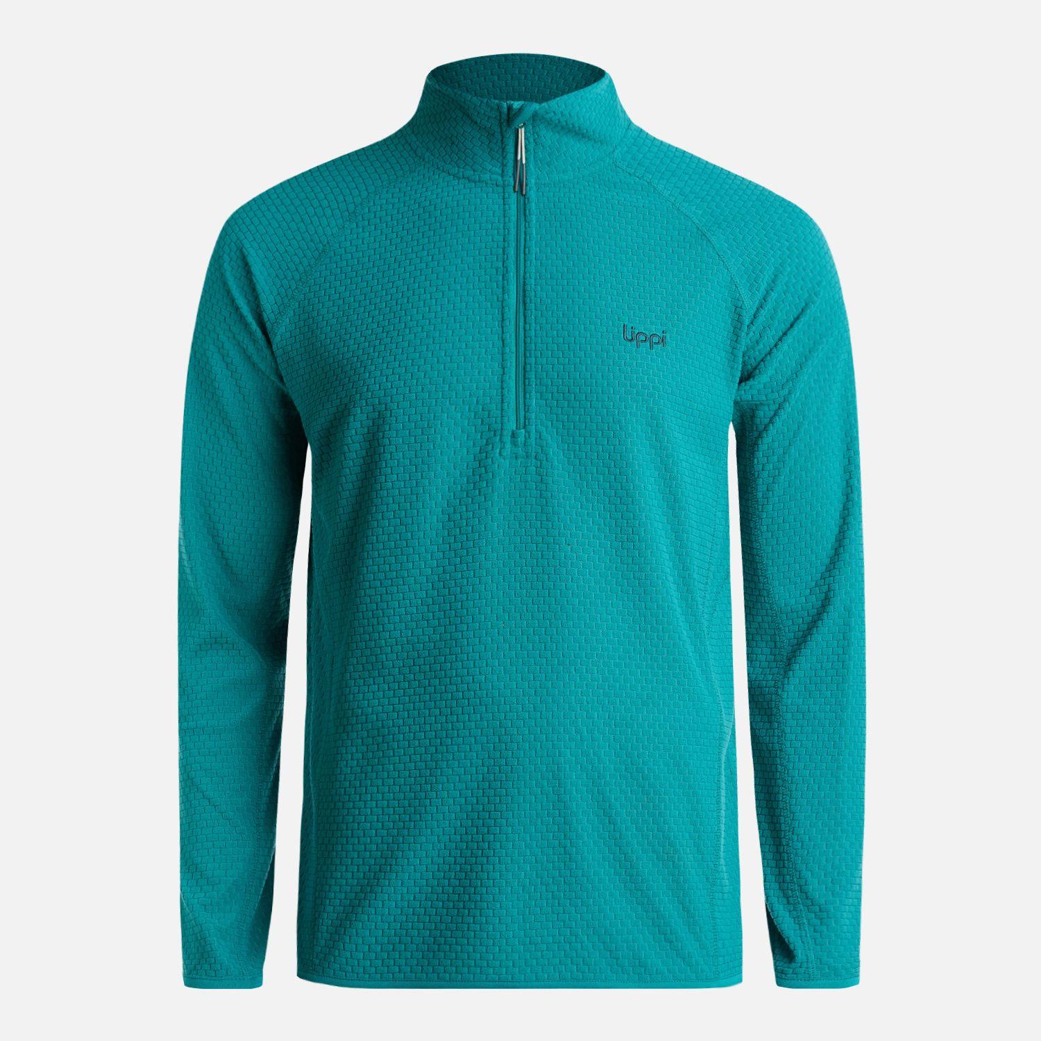 Polerón Hombre Jacaranda Nano-F 14 Zip Turquesa Lippi-5