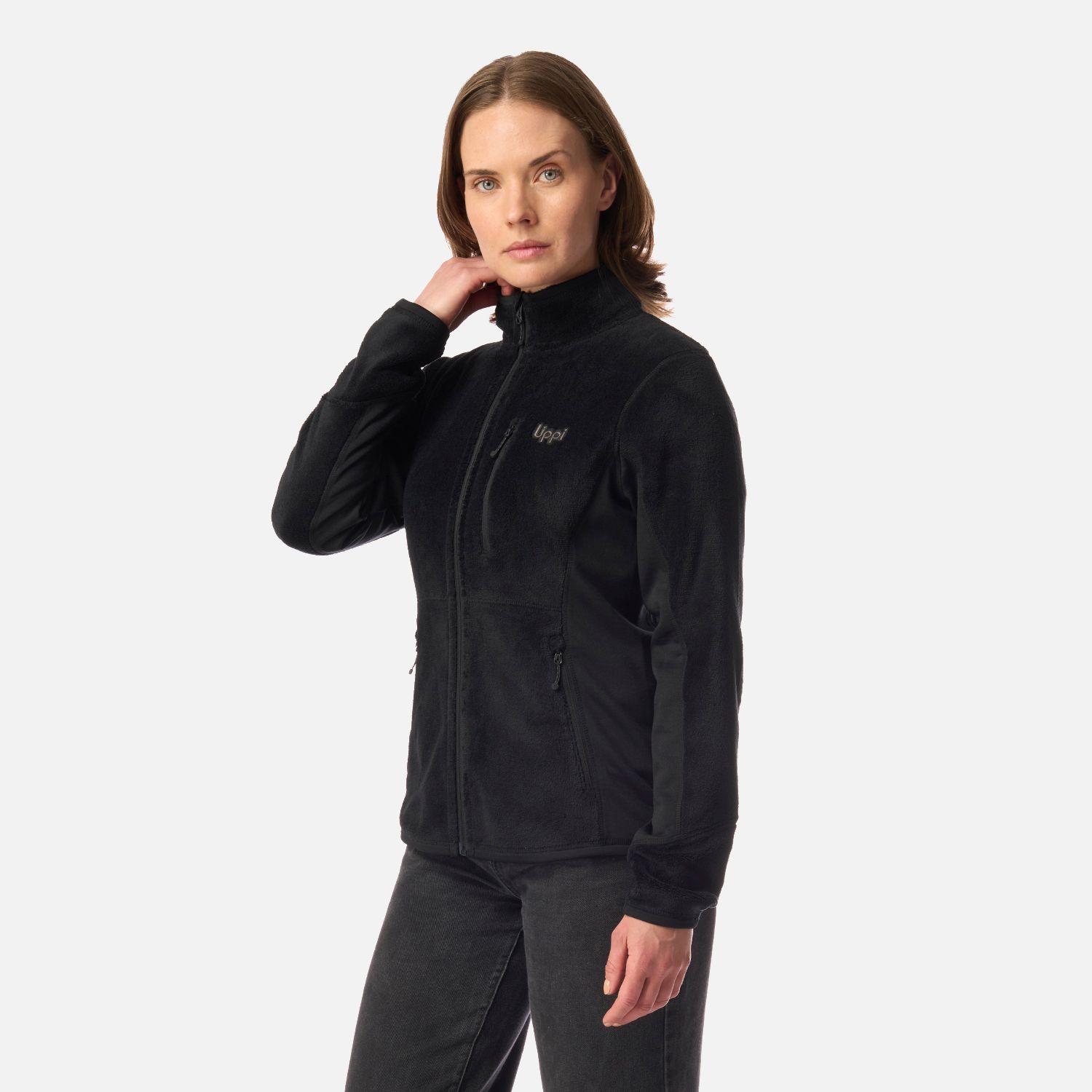 Polar Mujer Numan Shaggy-Pro Jacket Negro Lippi I26-1