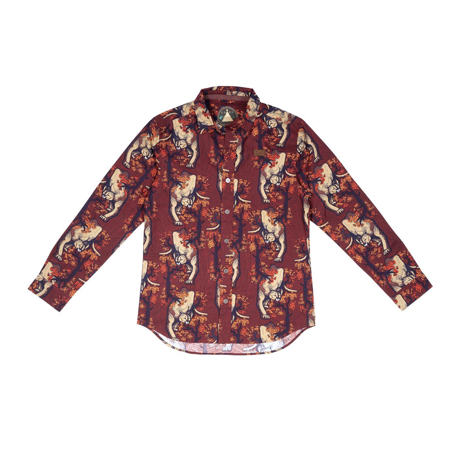 Camisa Hombre Lazlo California Burdeo Haka Honu-0