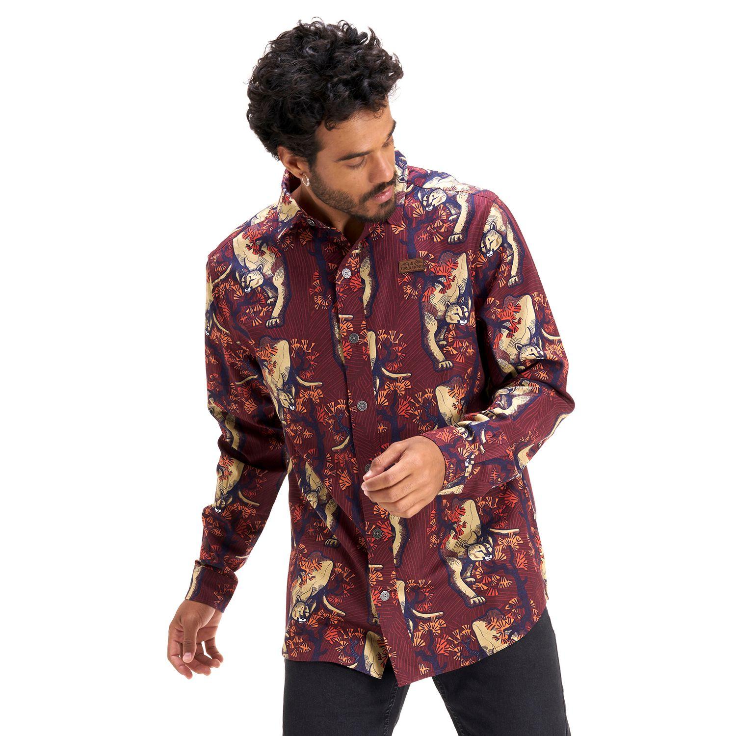 Camisa Hombre Lazlo California Burdeo Haka Honu-1