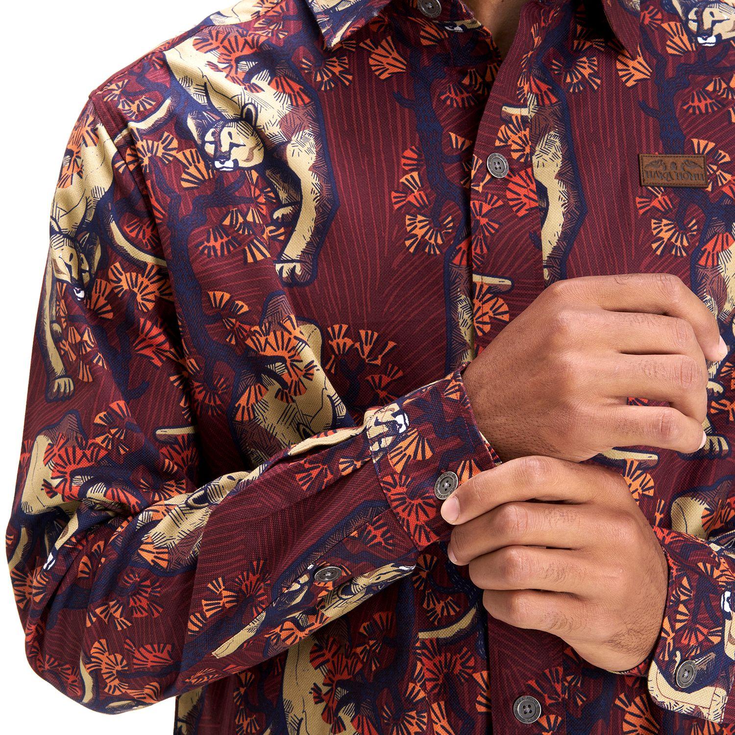 Camisa Hombre Lazlo California Burdeo Haka Honu-5
